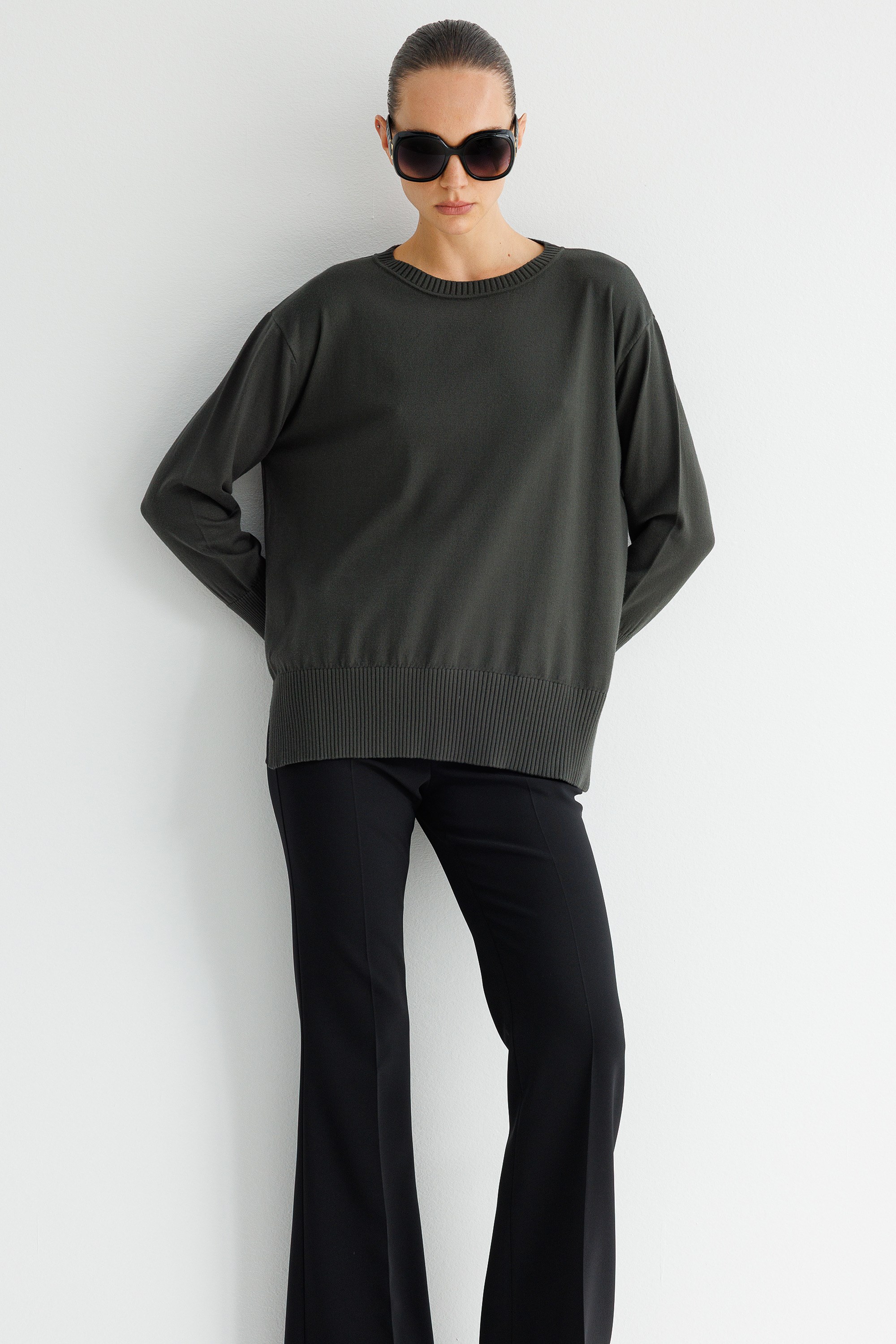 O Yaka Oversize Triko