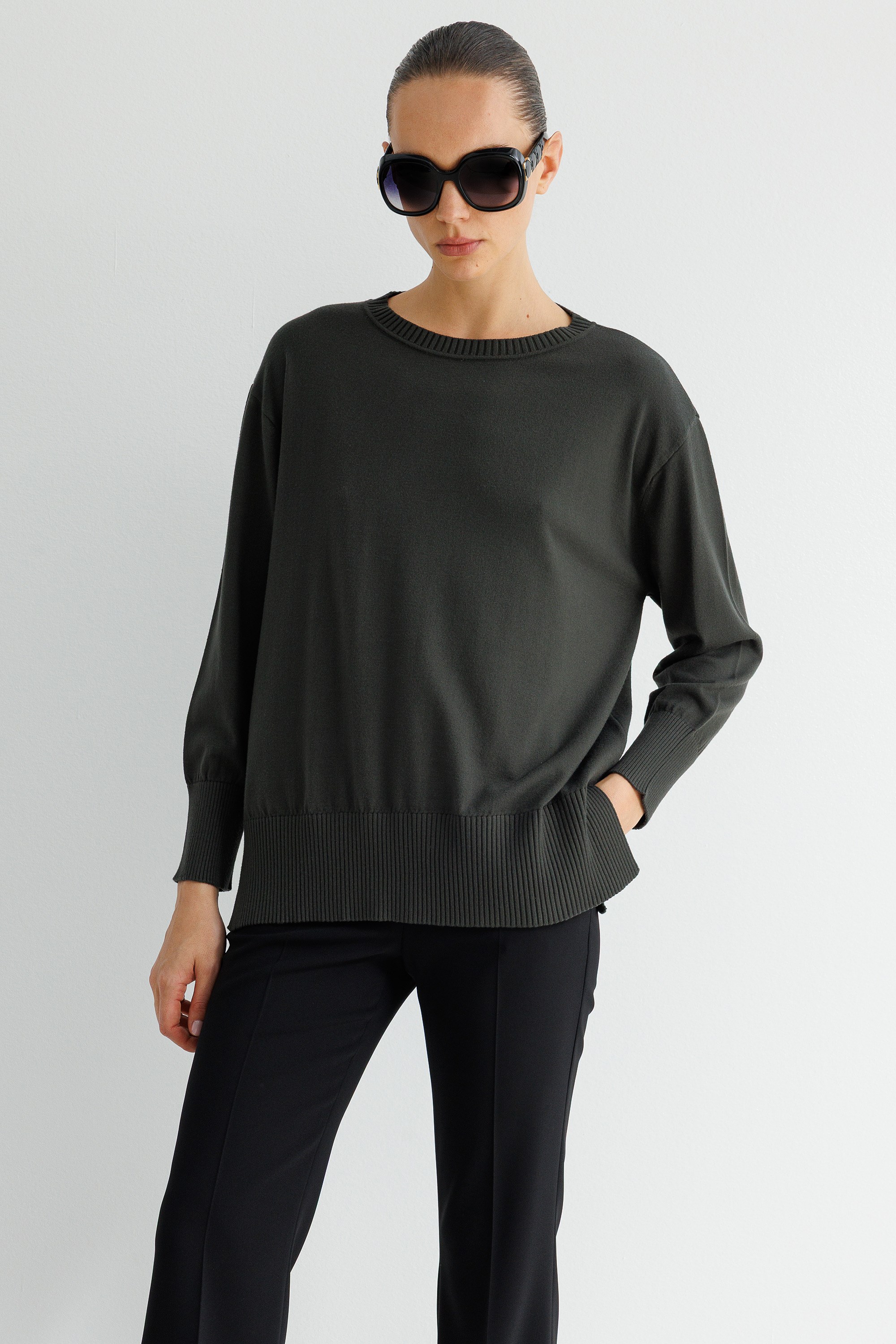 O Yaka Oversize Triko