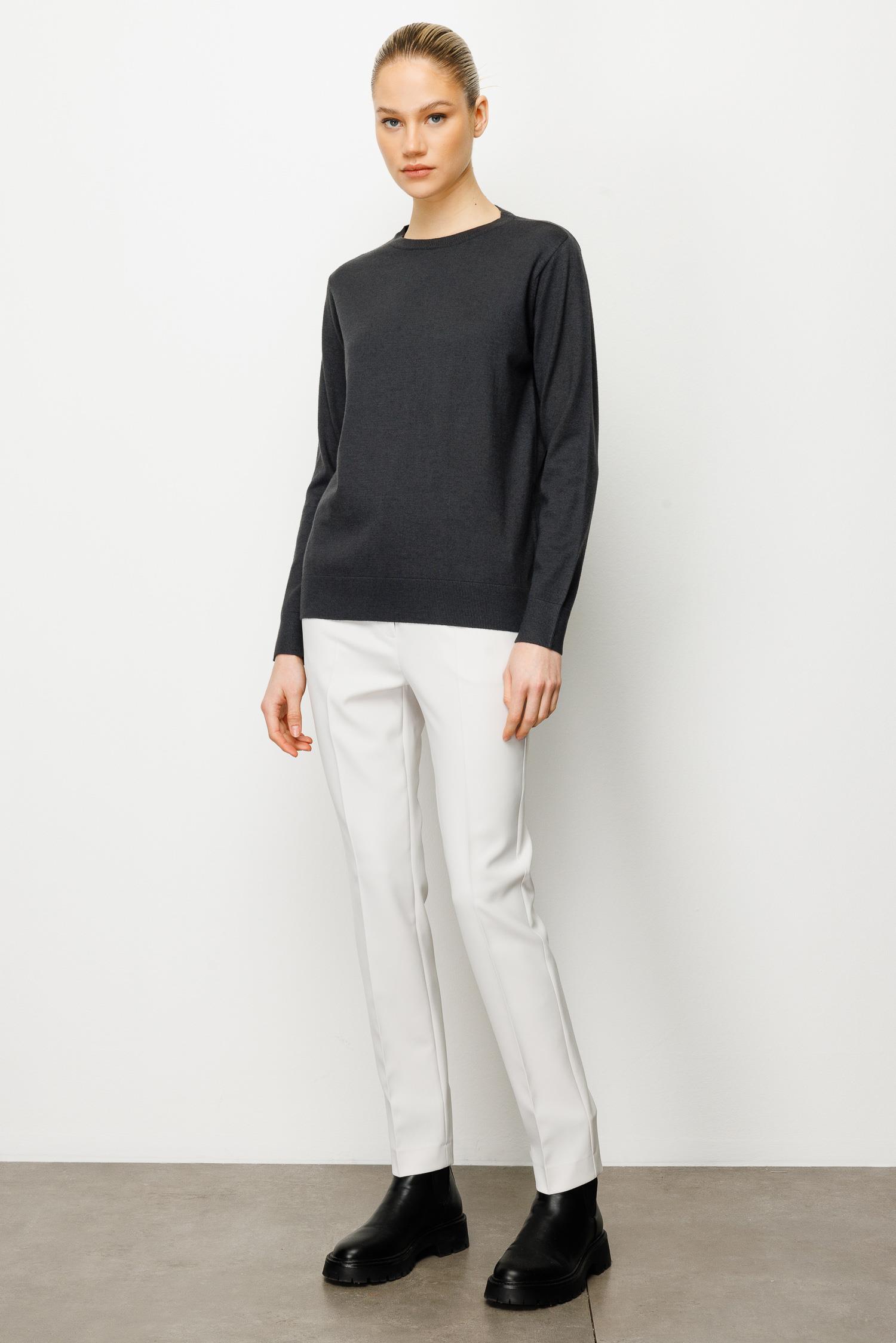 O Yaka Uzun Kol Triko