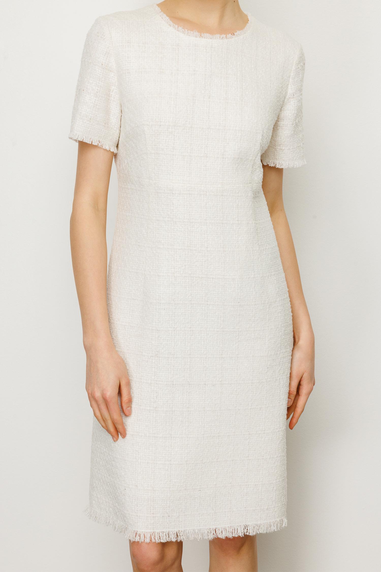 O Yaka Yarım Kol Elbise