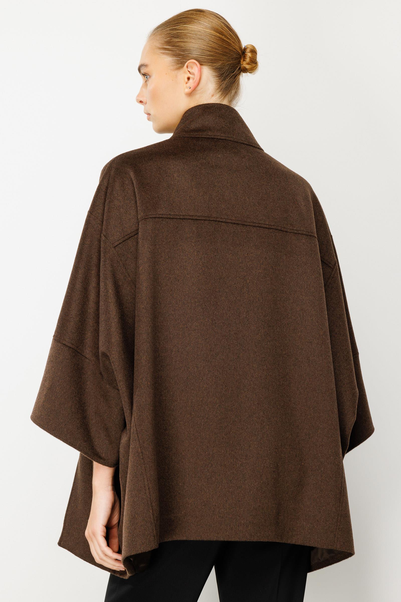 Önden Düğmeli Oversize Kaban