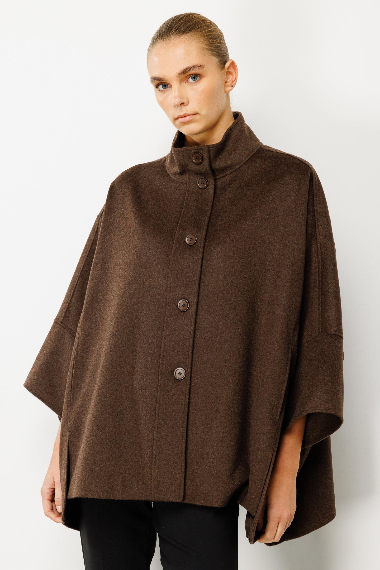 Önden Düğmeli Oversize Kaban