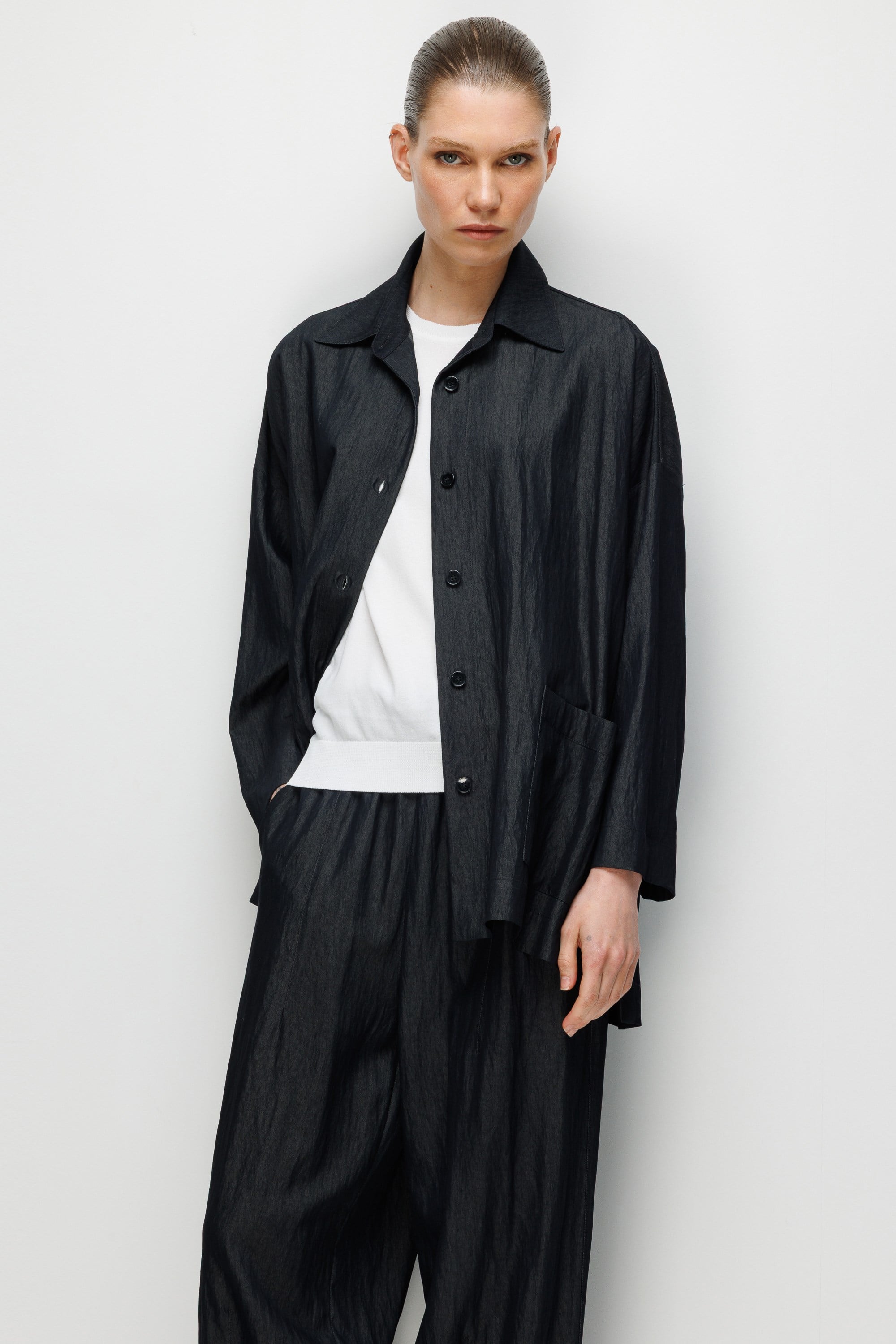 Oversize Cepli Ceket