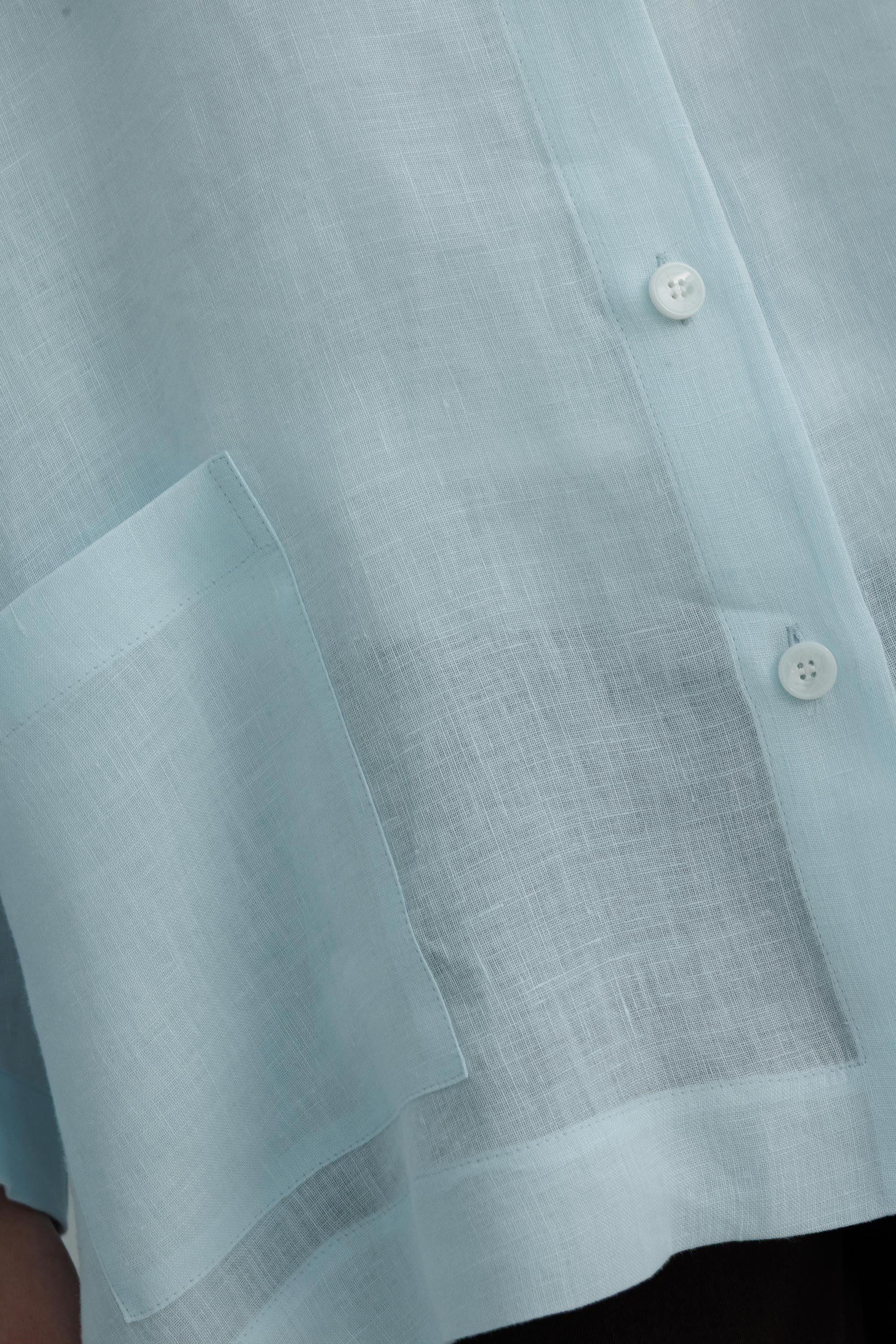 Oversize Cepli Keten Ceket