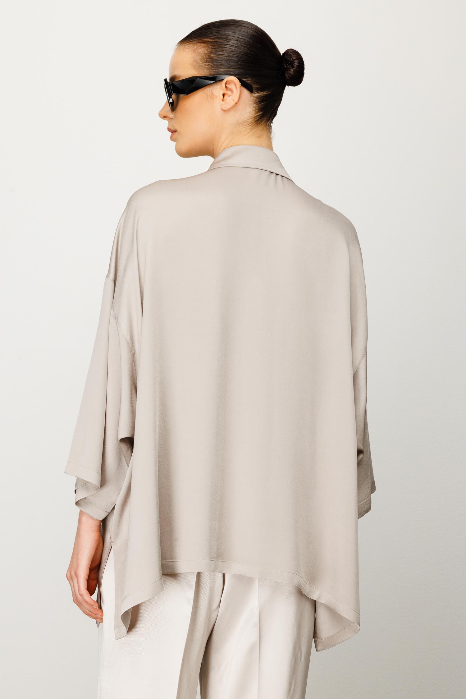 Oversize Düşük Kol Bluz