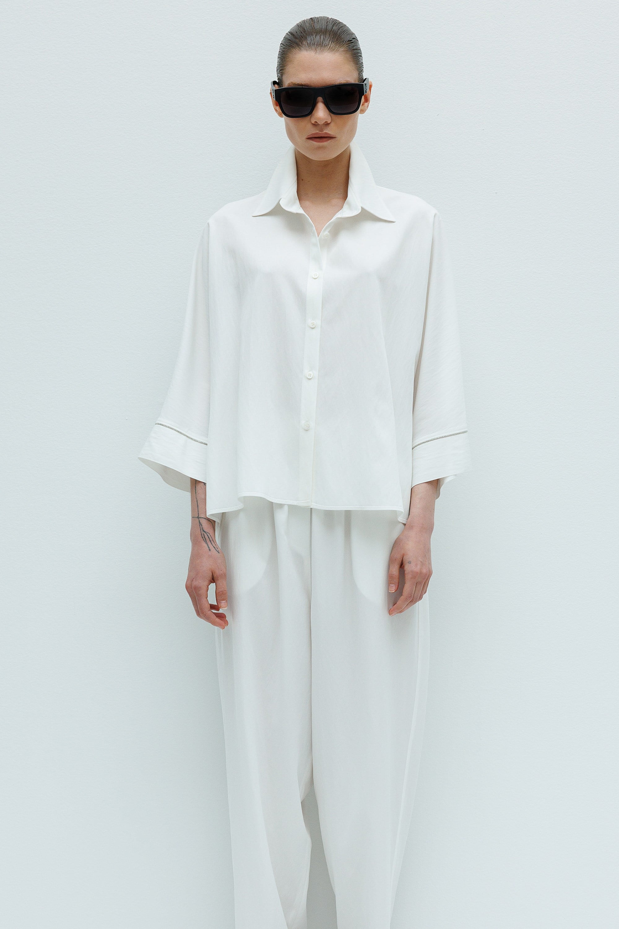 Oversize Yarasa Kol Bluz