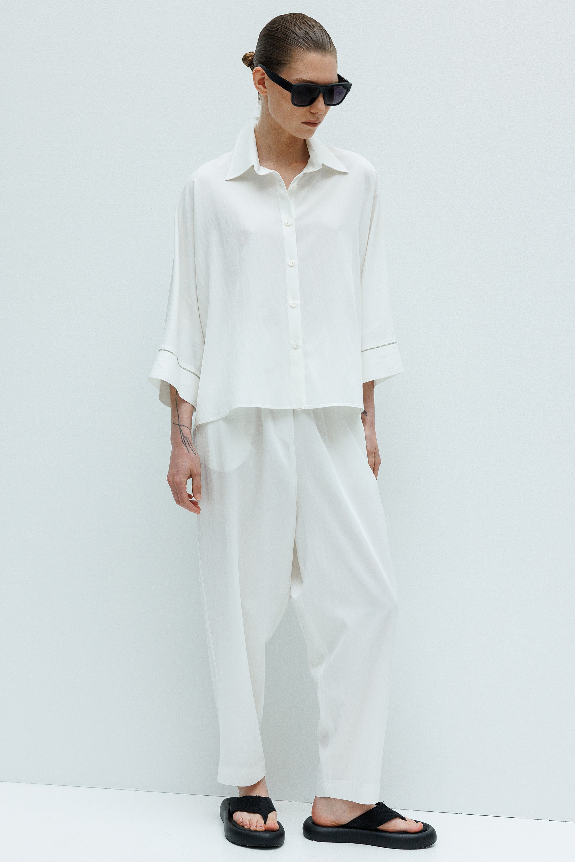 Oversize Yarasa Kol Bluz