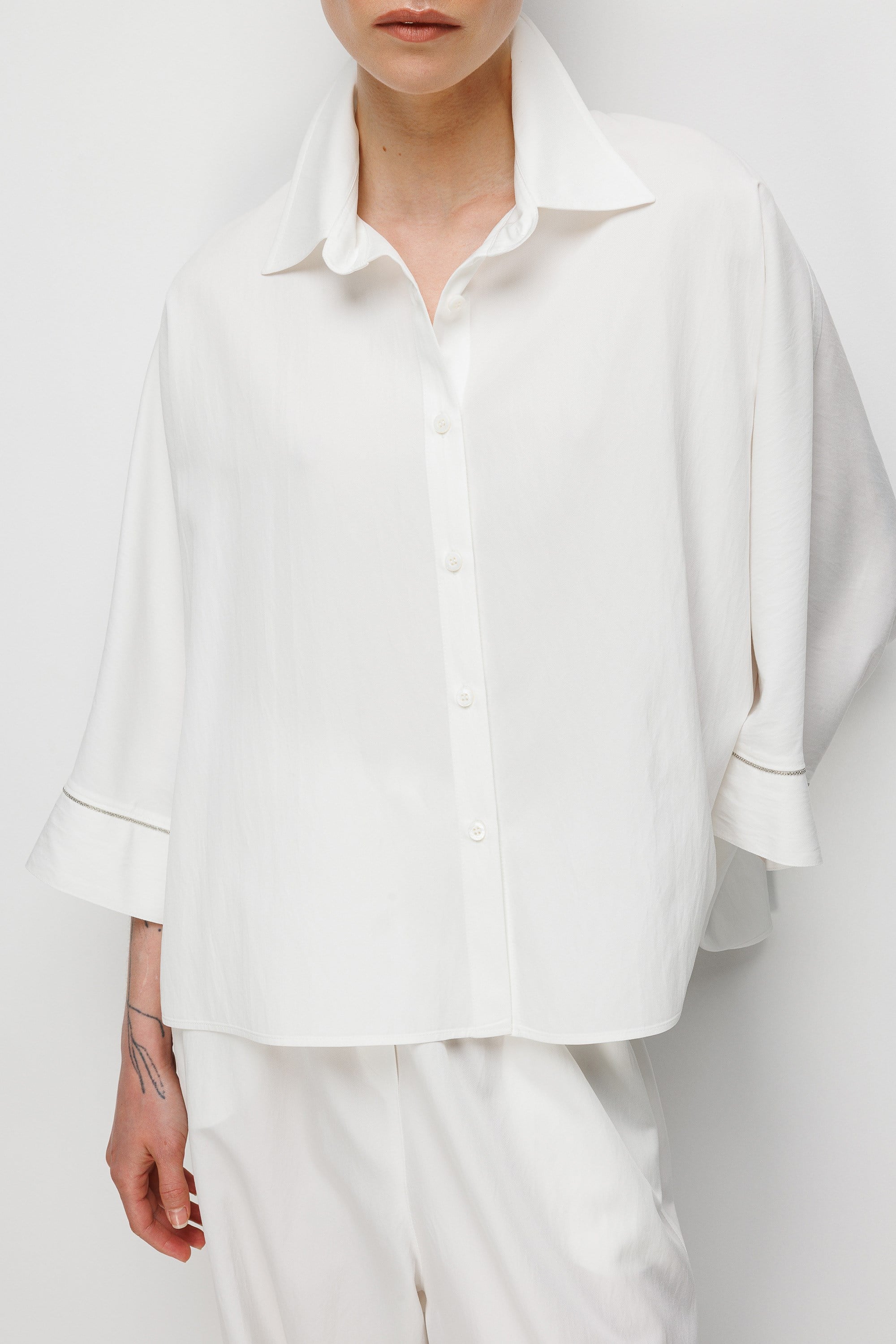 Oversize Yarasa Kol Bluz