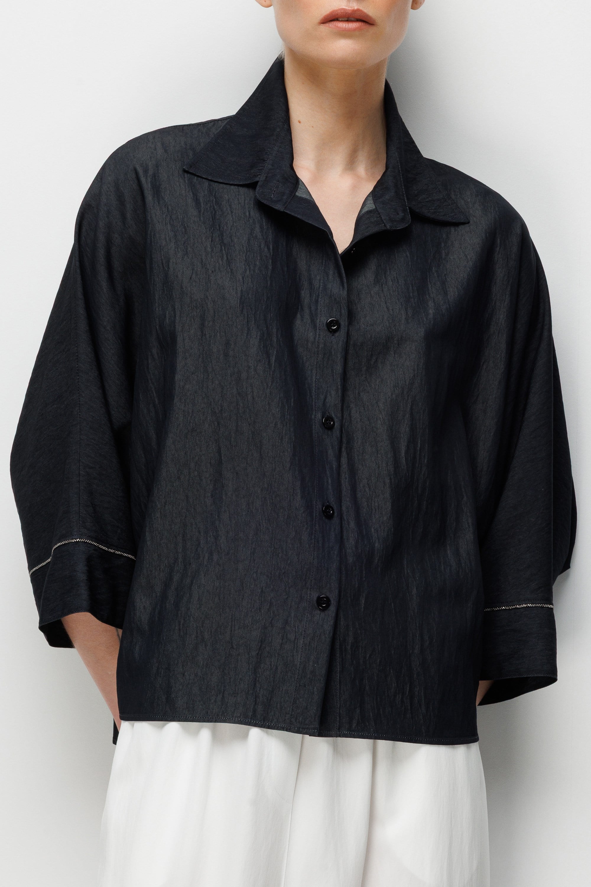 Oversize Yarasa Kol Bluz