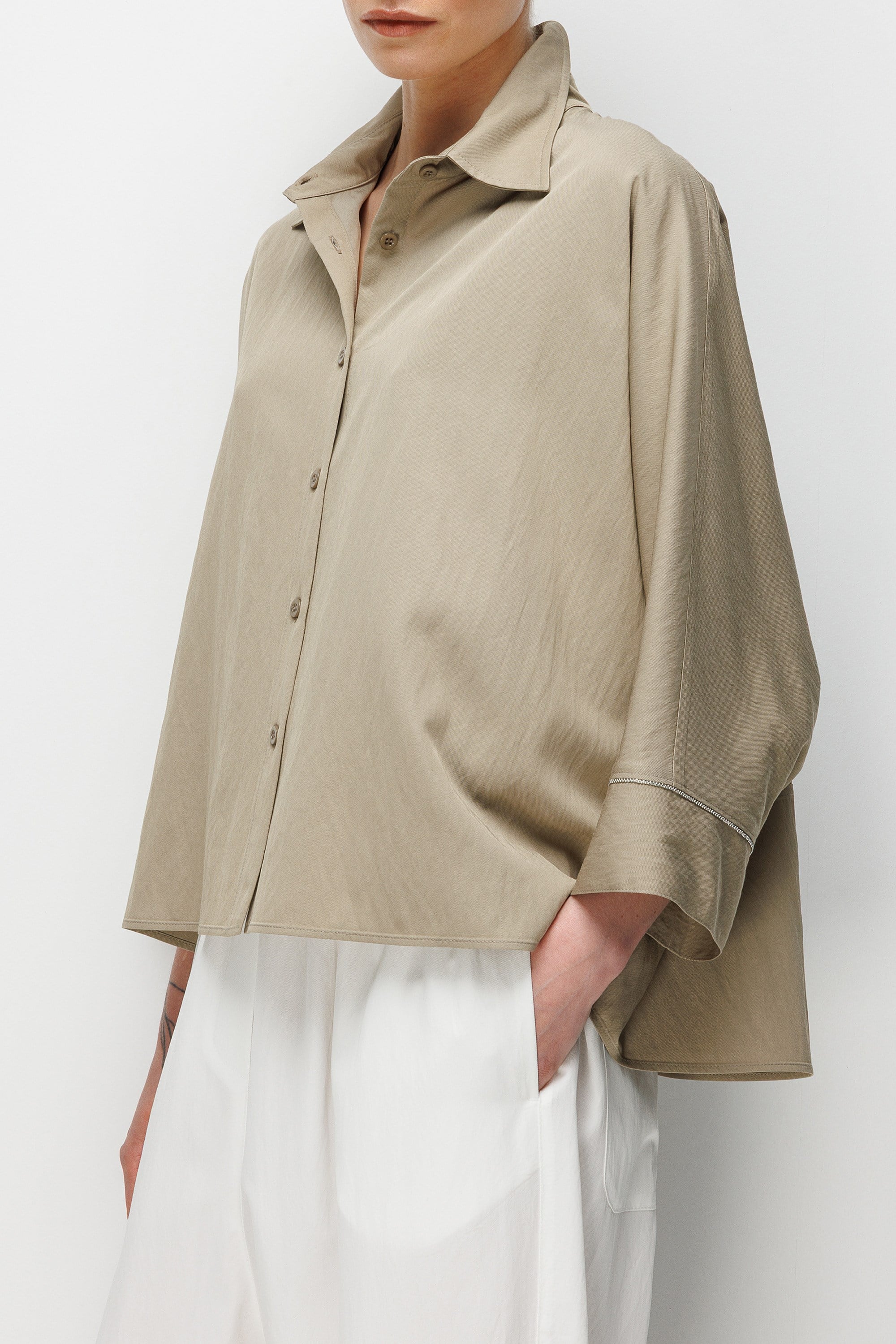 Oversize Yarasa Kol Bluz