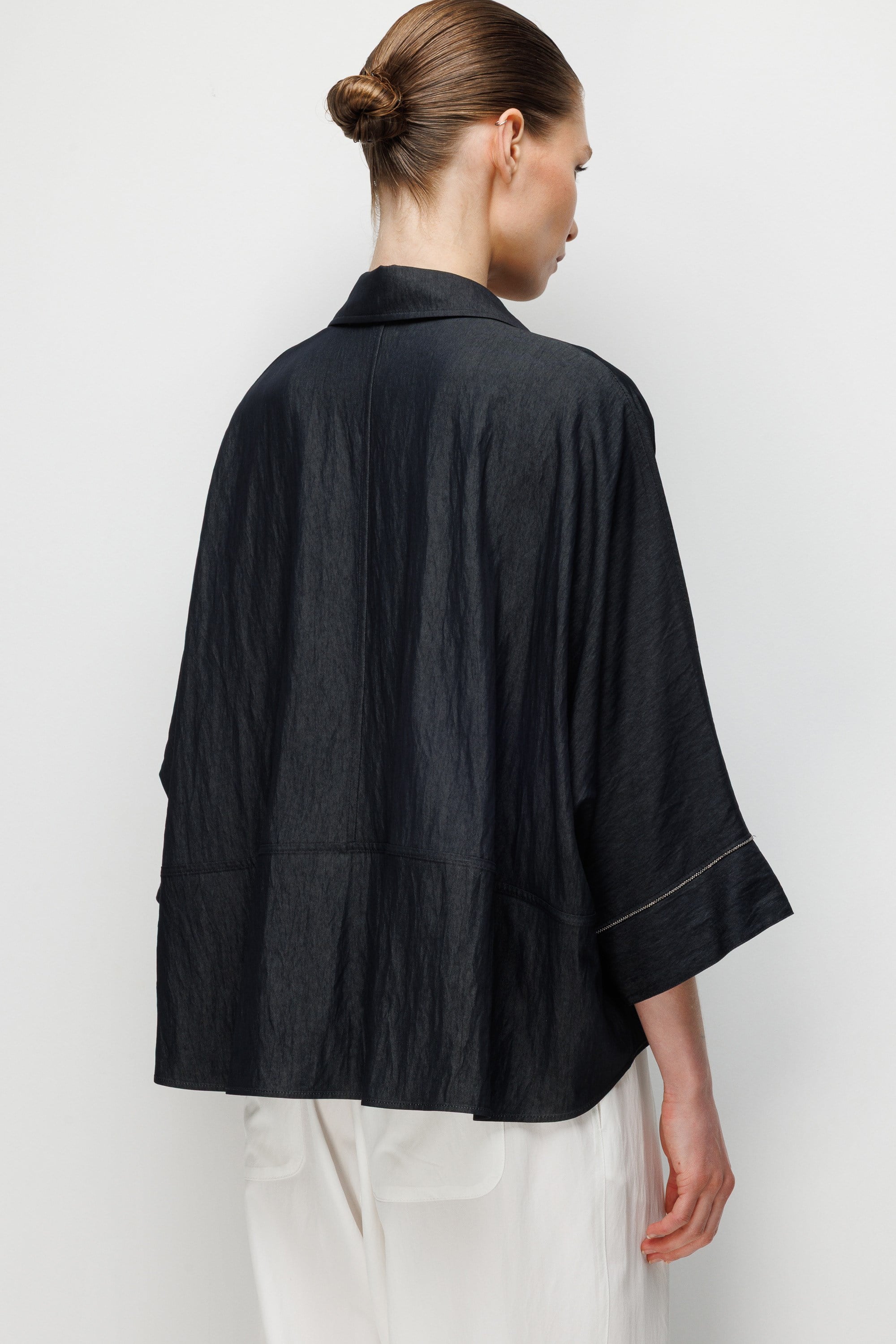 Oversize Yarasa Kol Bluz