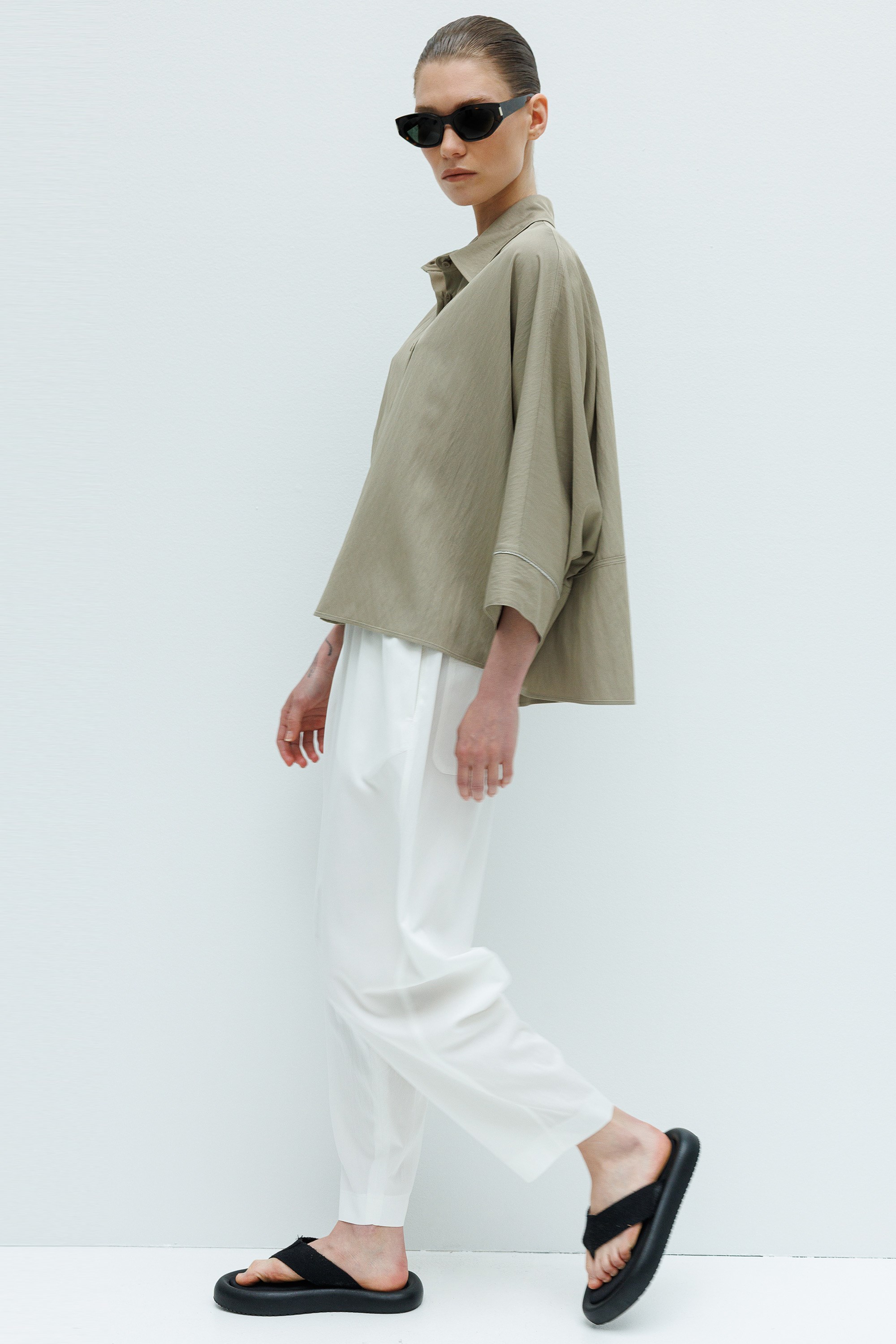 Oversize Yarasa Kol Bluz