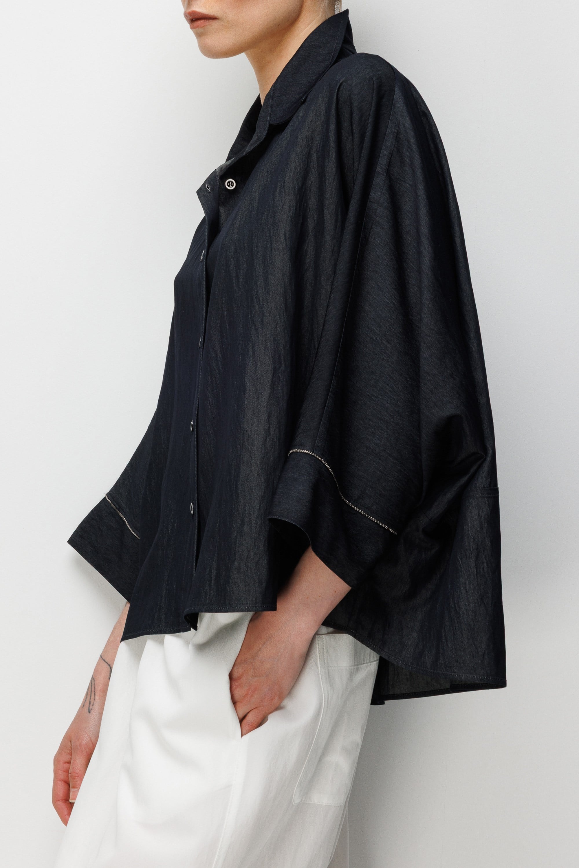 Oversize Yarasa Kol Bluz