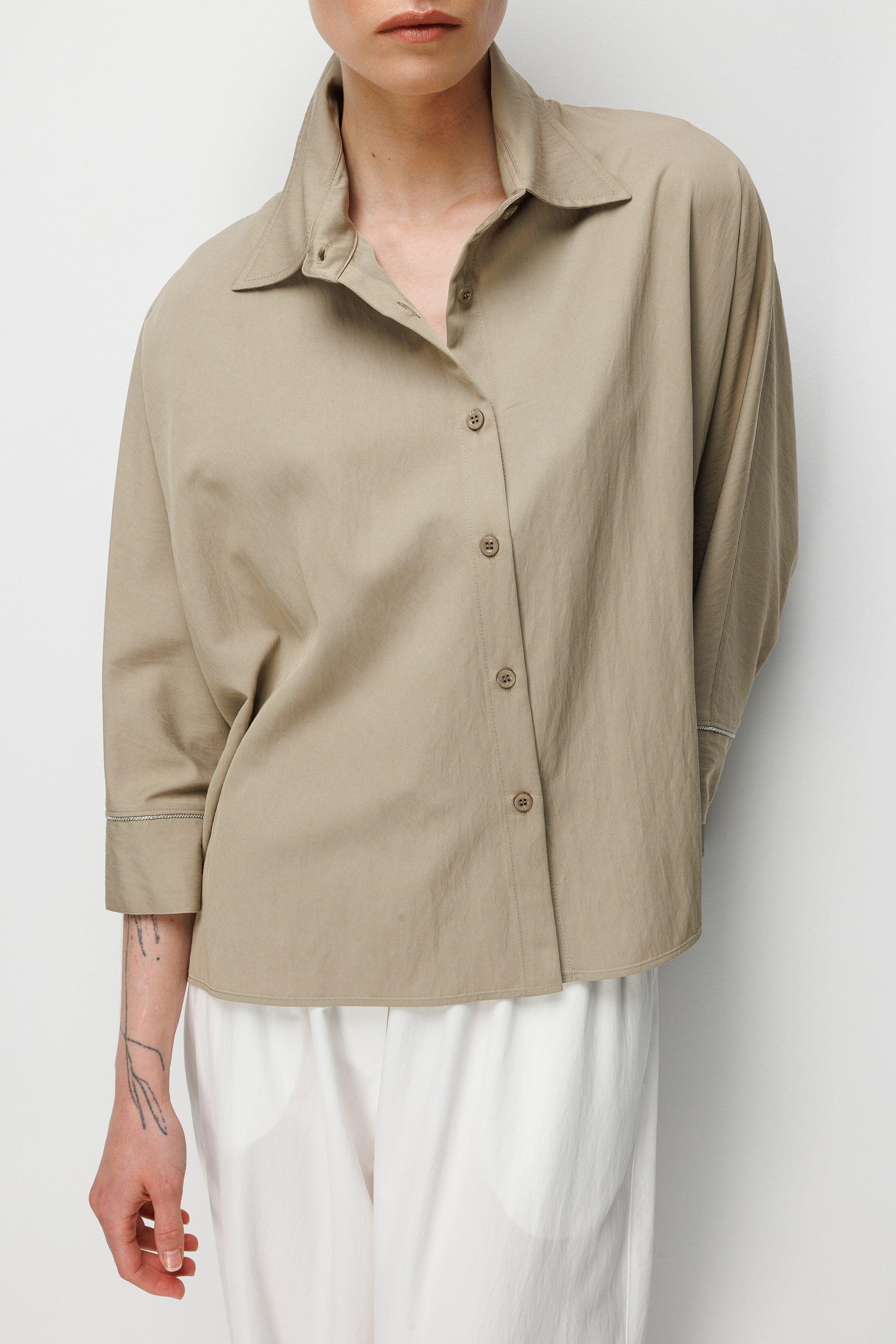 Oversize Yarasa Kol Bluz