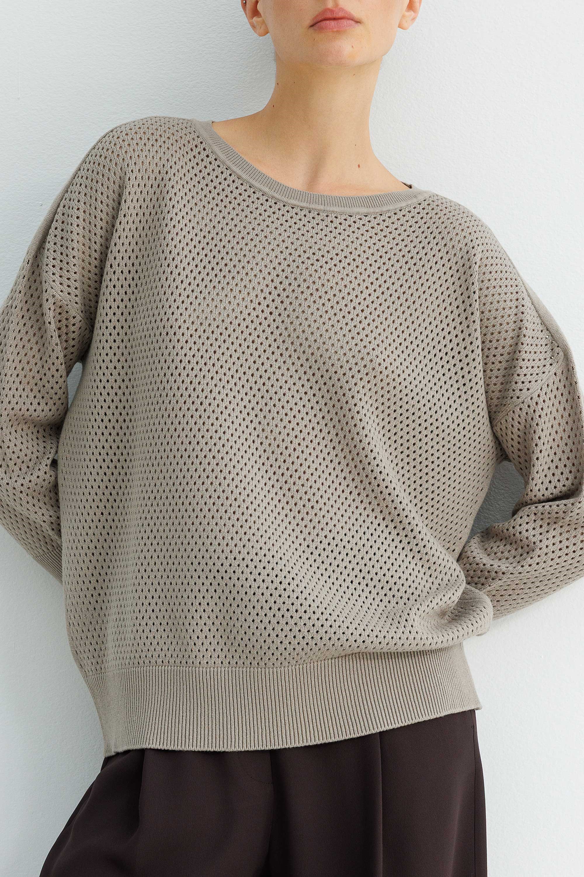 Petek Örgü Oversize Triko