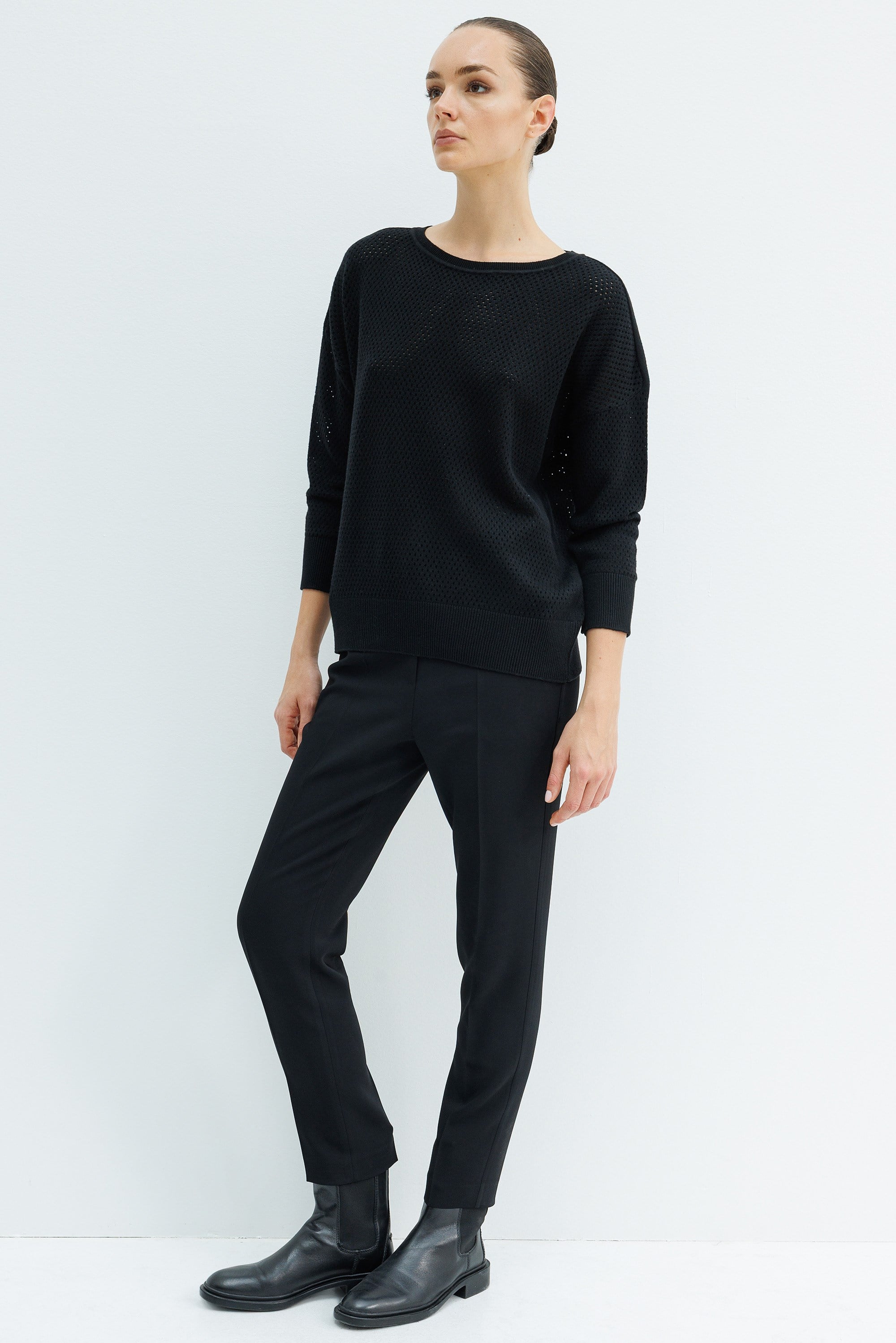 Petek Örgü Oversize Triko