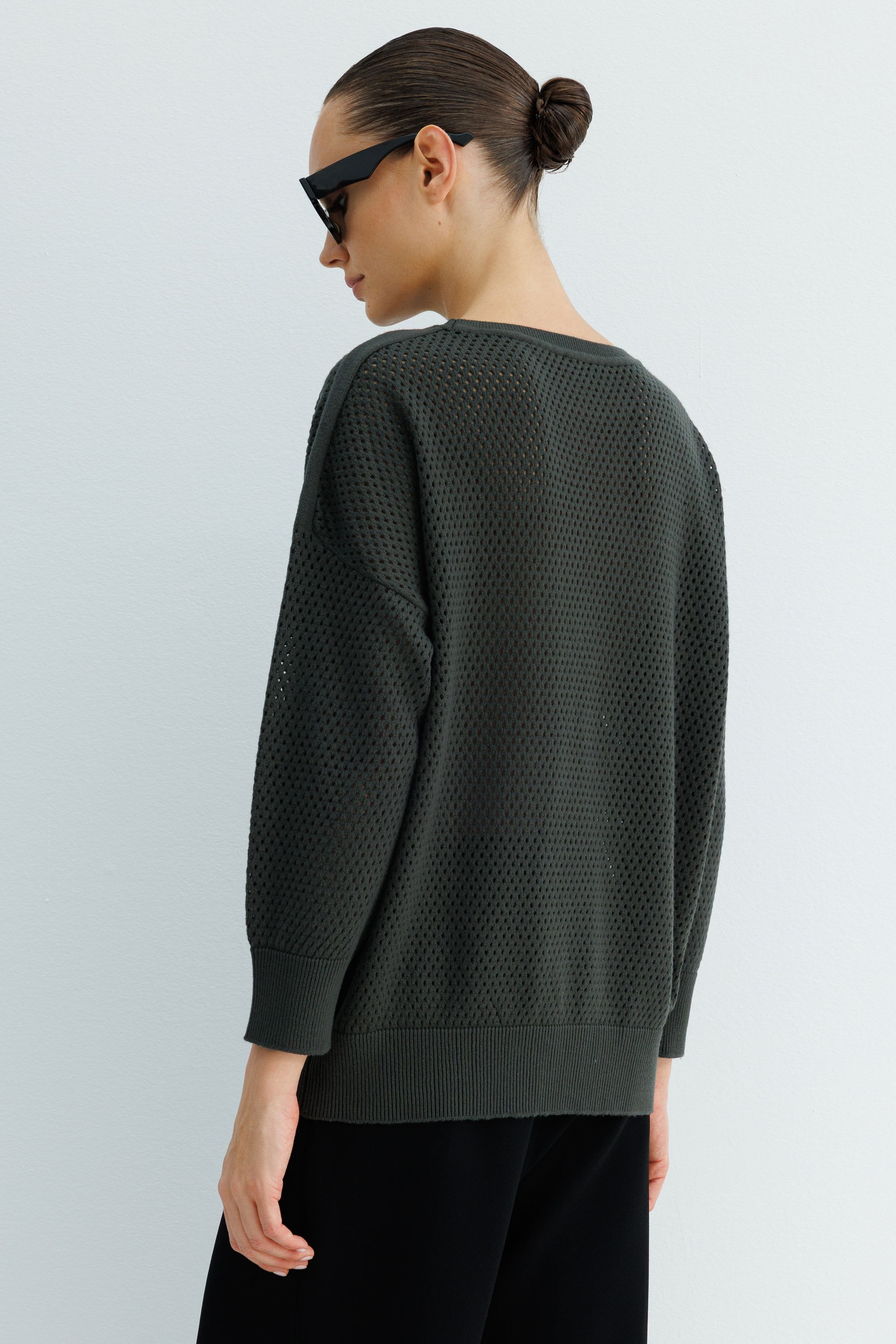 Petek Örgü Oversize Triko