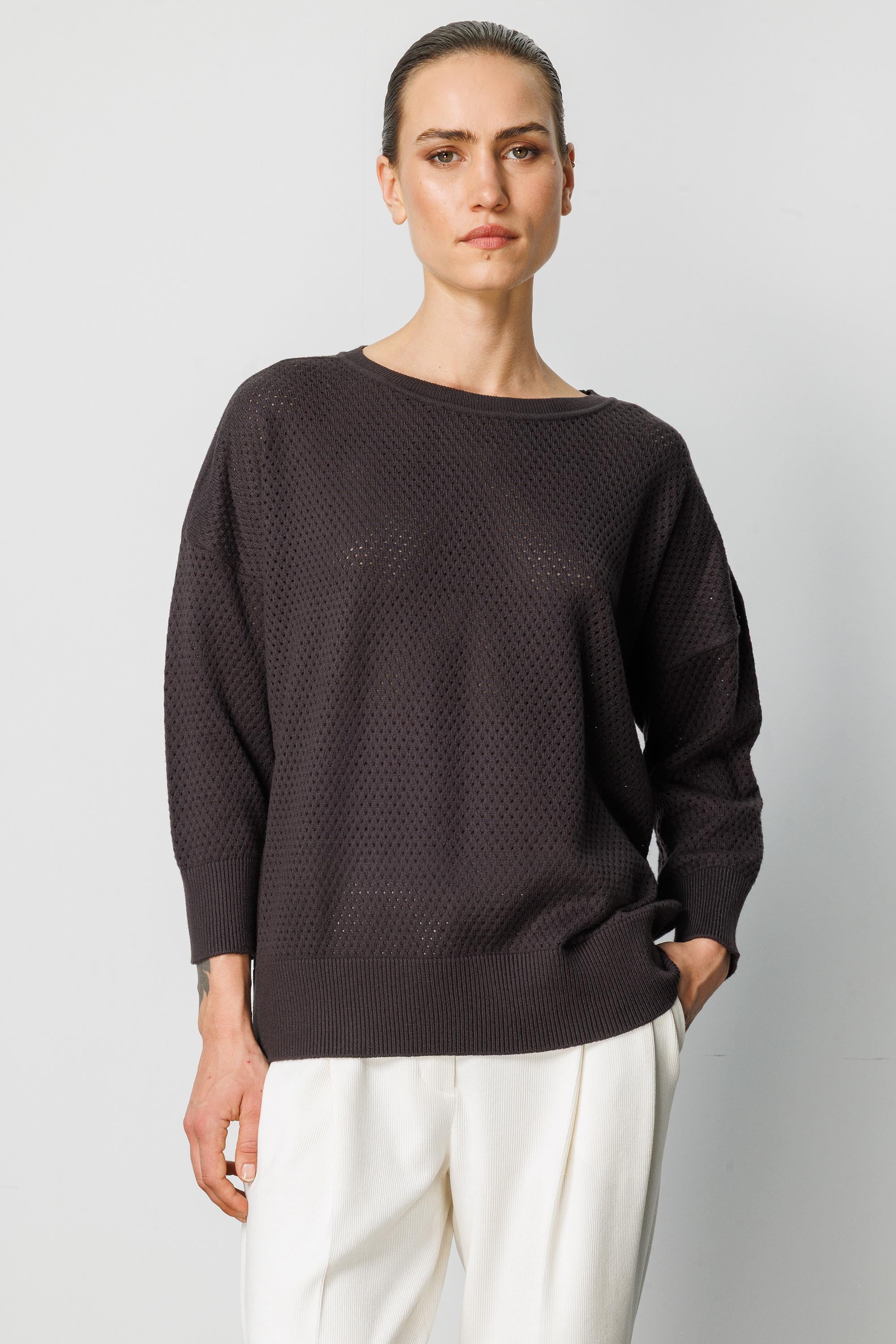 Petek Örgü Oversize Triko