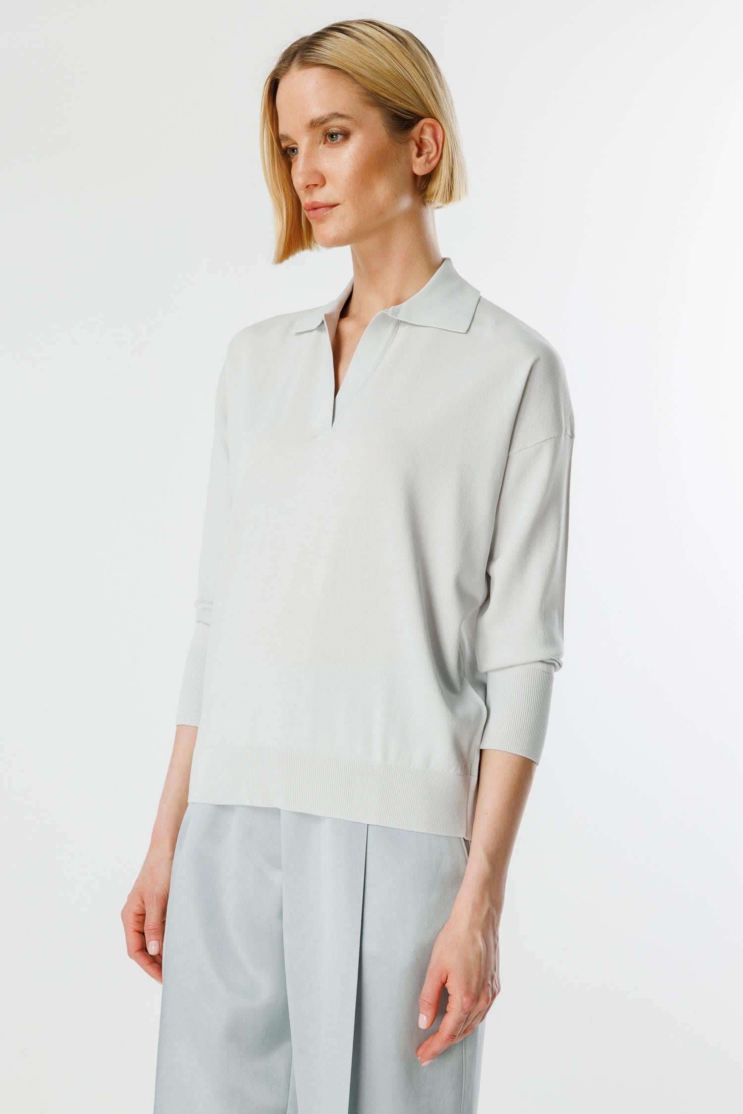 Polo Yaka Uzun Kol Triko