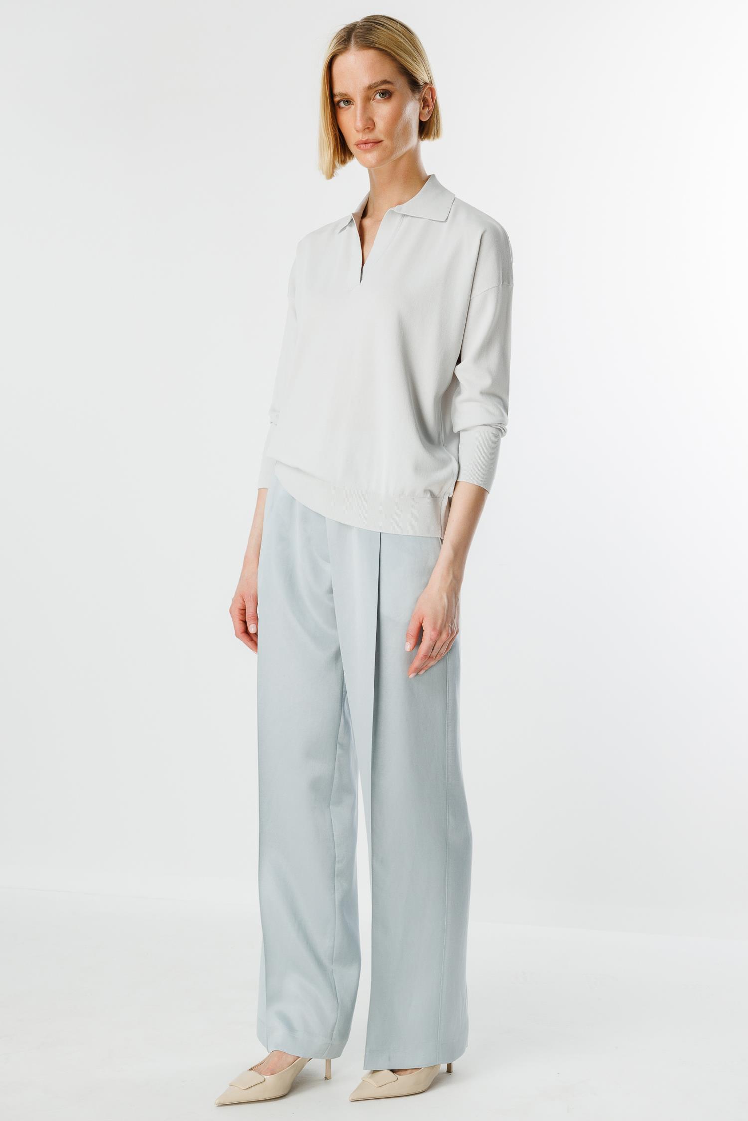 Polo Yaka Uzun Kol Triko