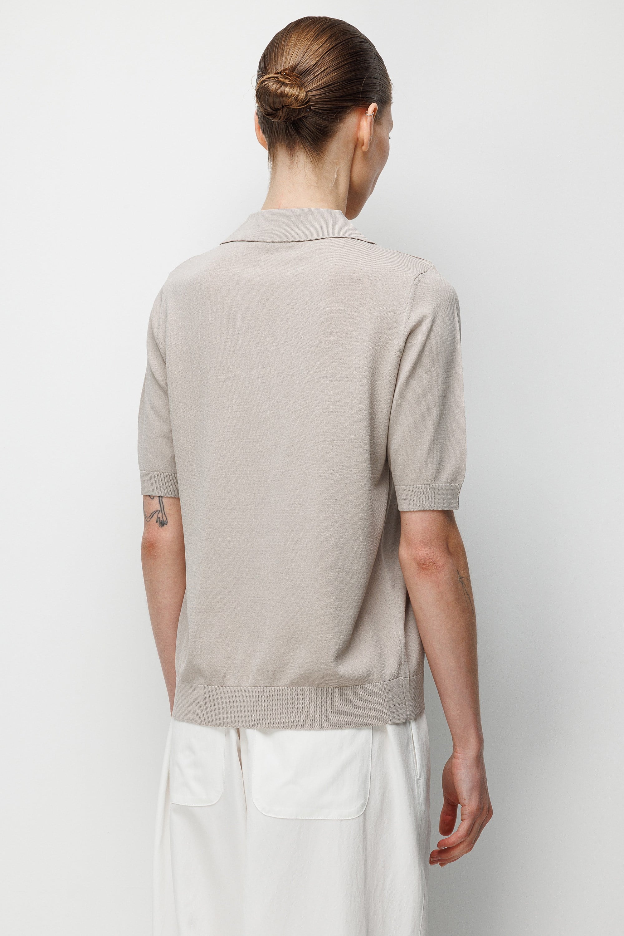 Polo Yaka Yarım Kol Triko