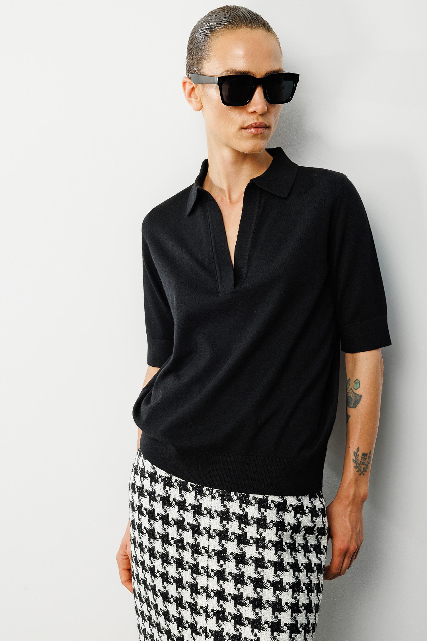 Polo Yaka Yarım Kol Triko