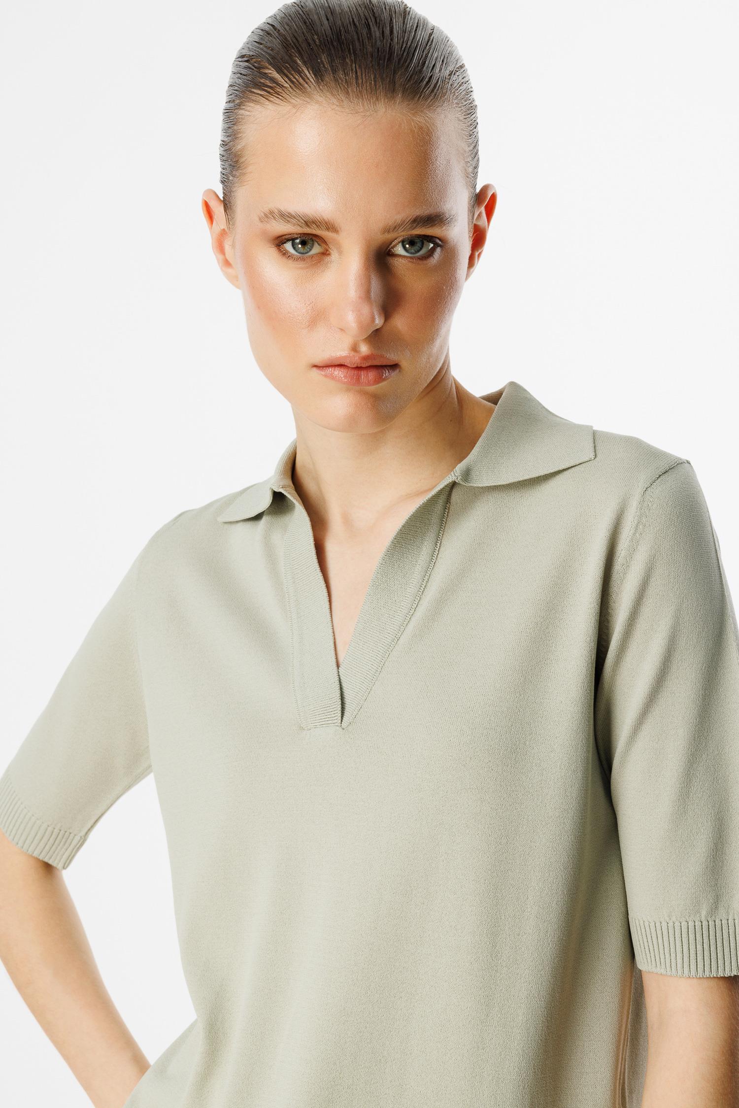 Polo Yaka Yarım Kol Triko