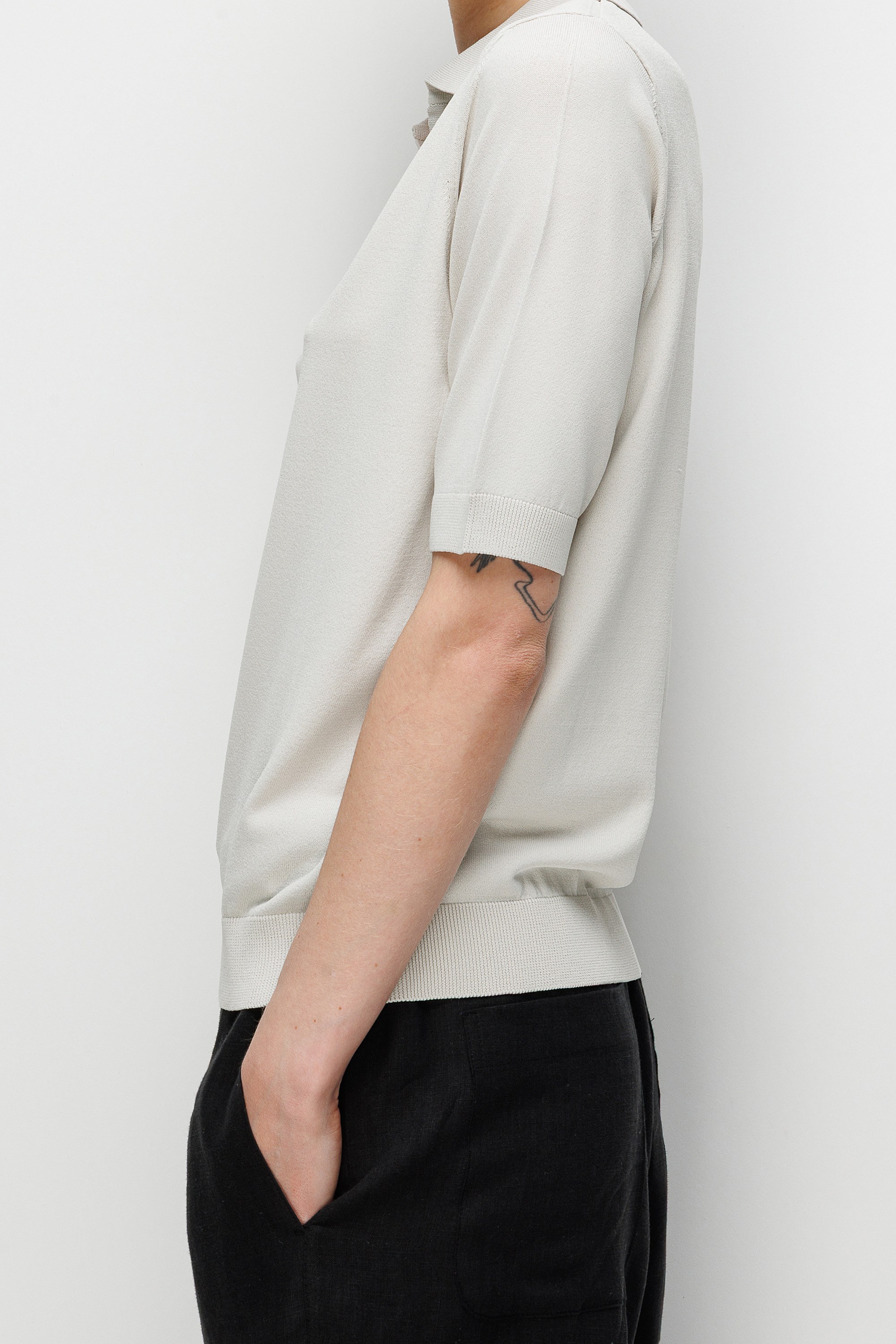 Polo Yaka Yarım Kol Triko