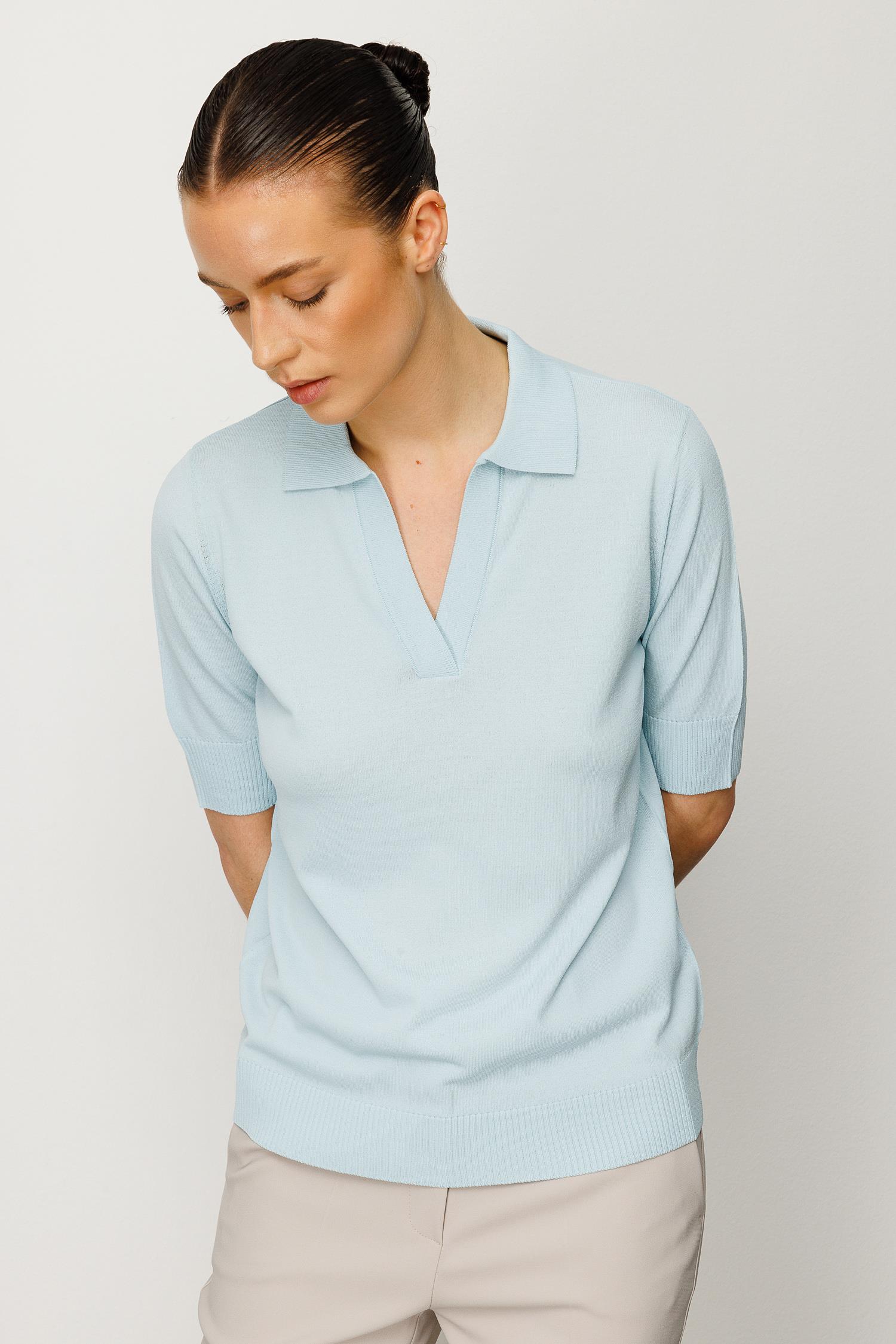 Polo Yaka Yarım Kol Triko