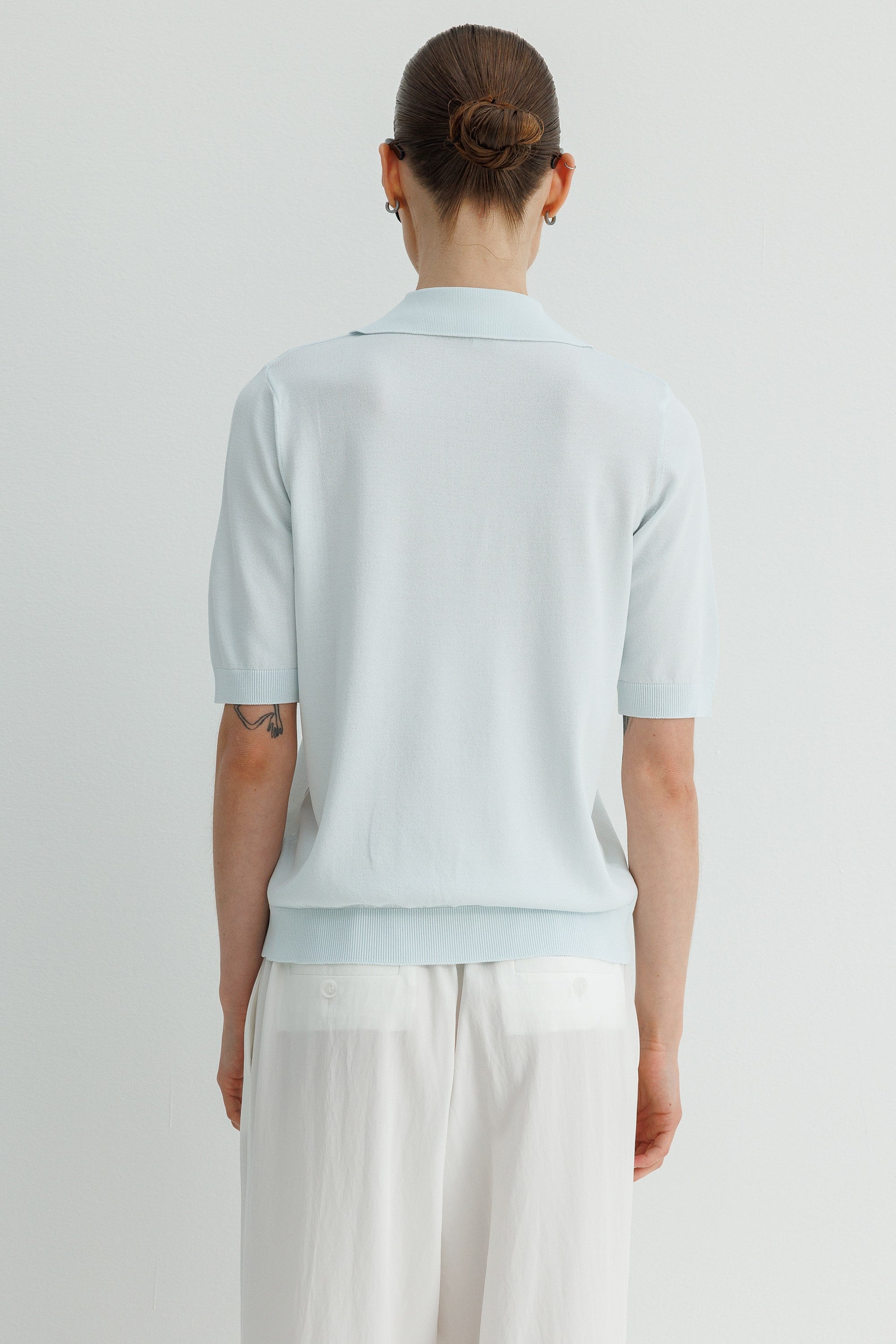 Polo Yaka Yarım Kol Triko