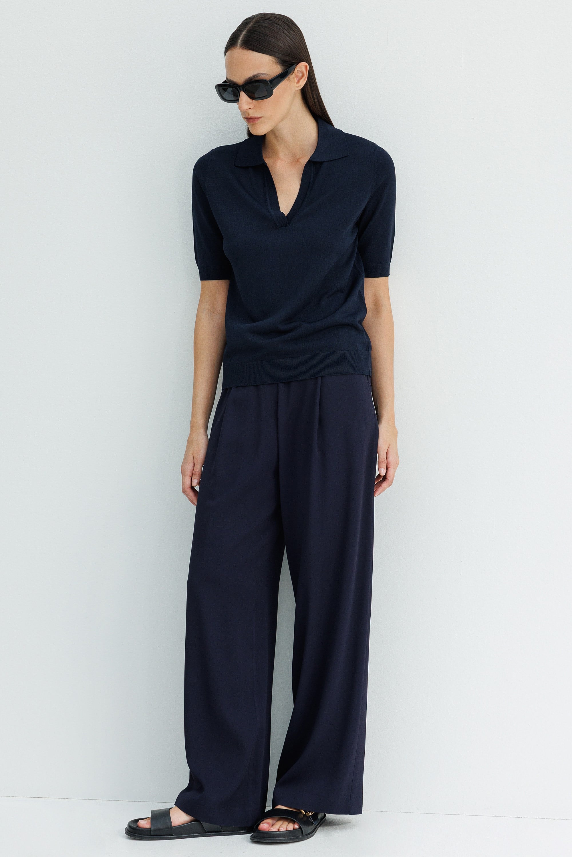 Polo Yaka Yarım Kol Triko