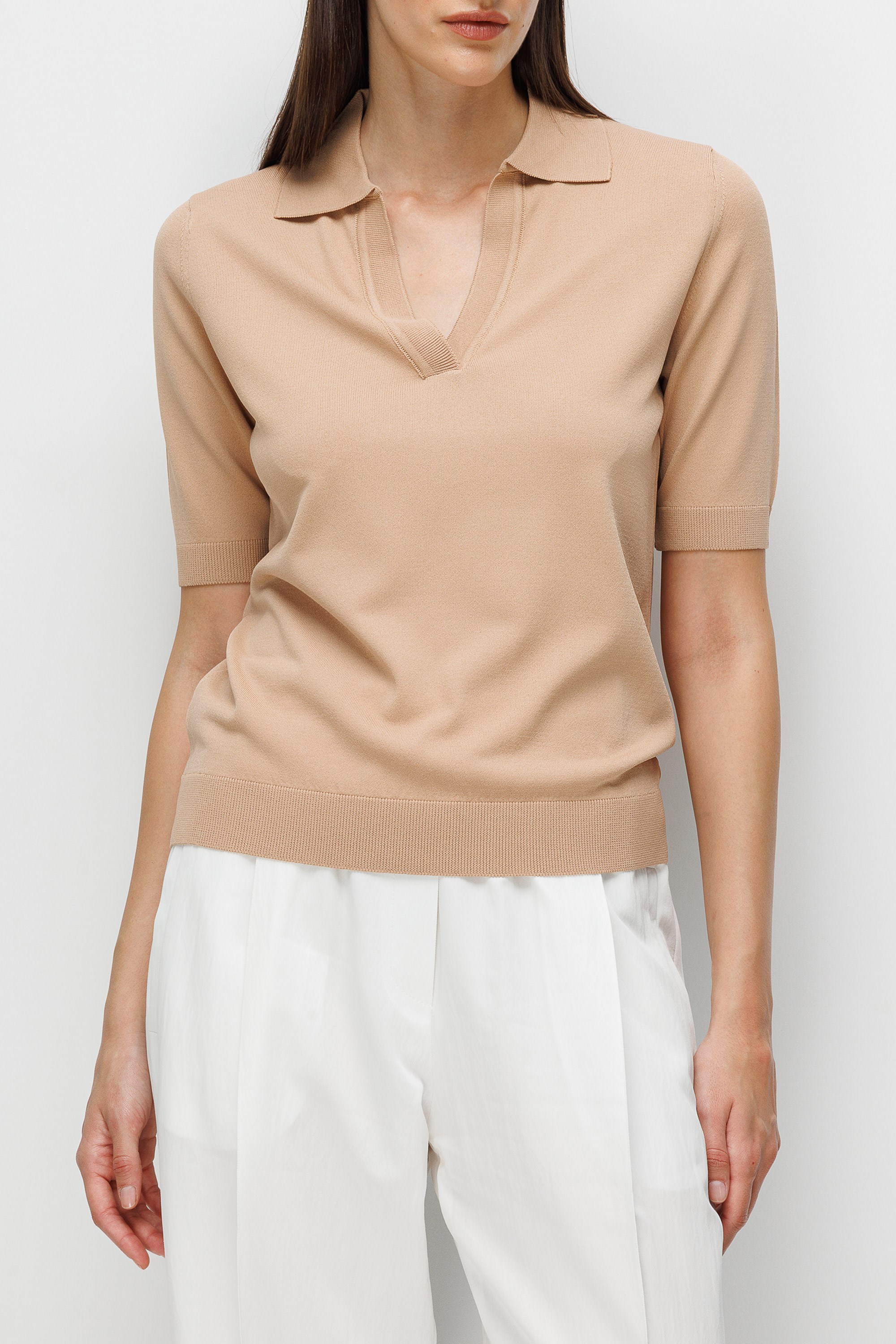 Polo Yaka Yarım Kol Triko