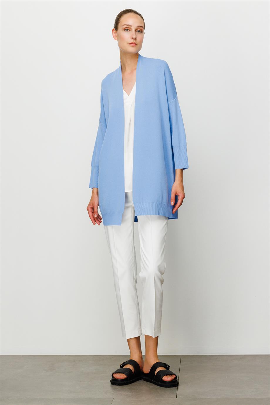 Şal Yaka Uzun Hırka