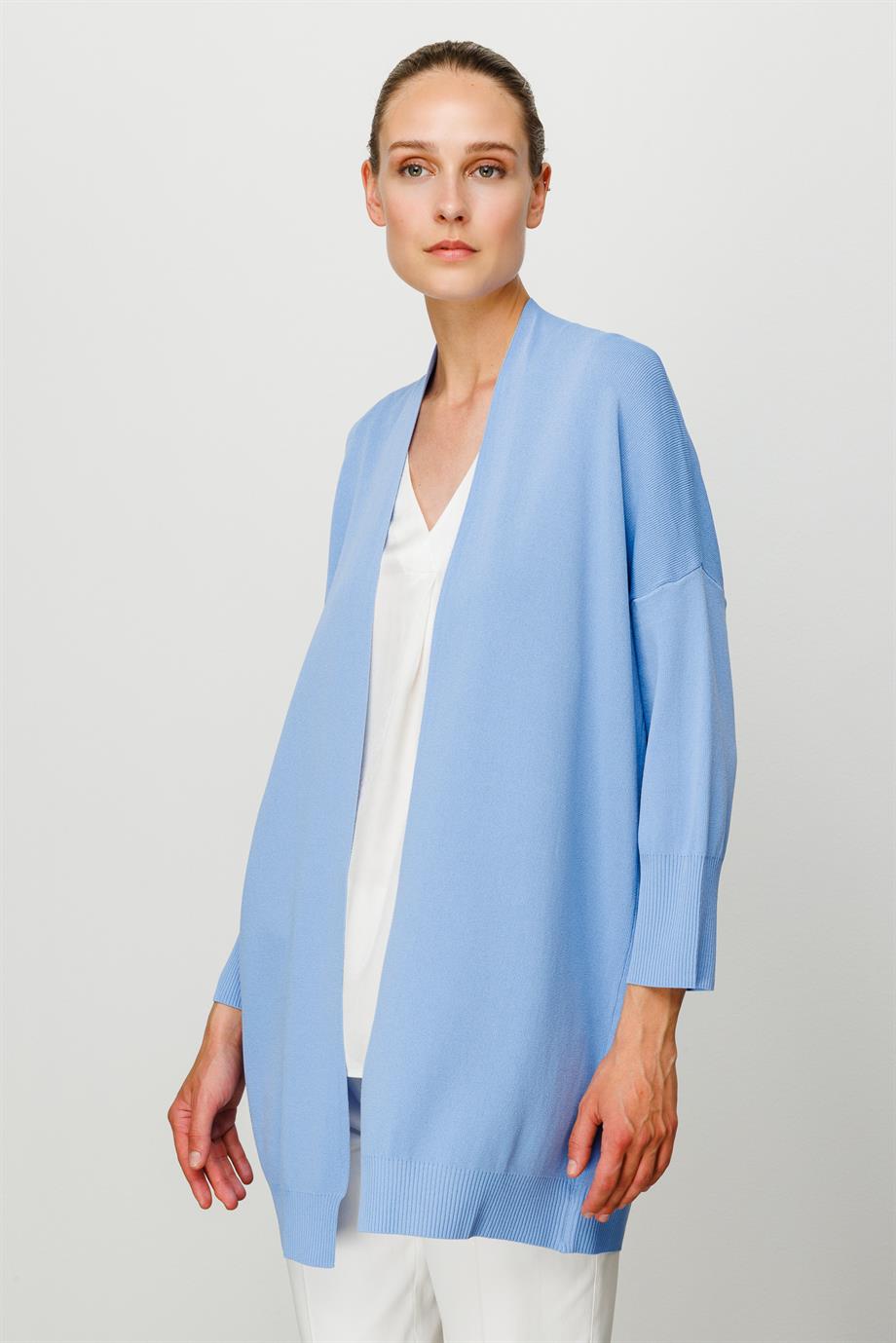 Şal Yaka Uzun Hırka