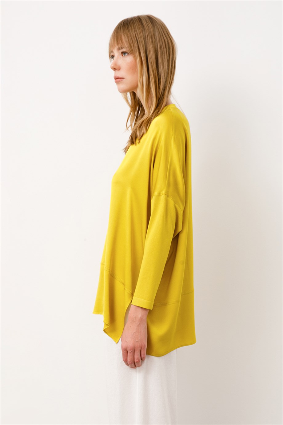 Sıfır Yaka Truvakar Kol Bluz