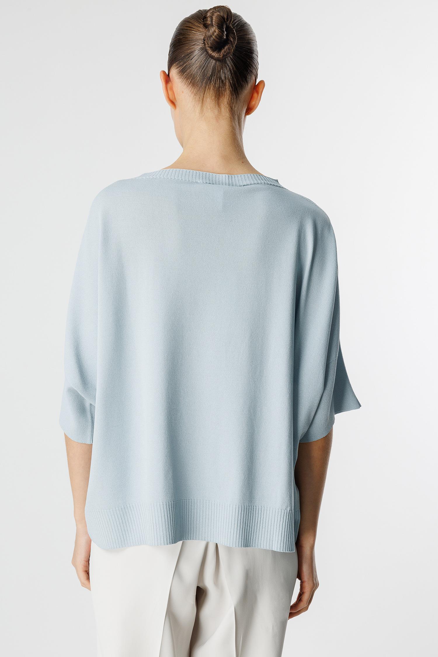 Simli Kayık Yaka Triko