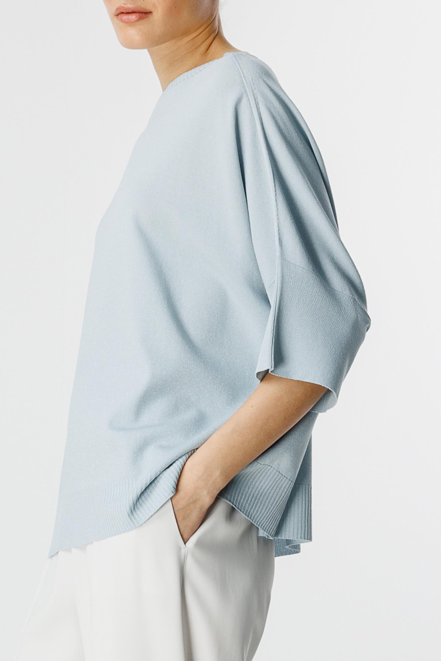 Simli Kayık Yaka Triko