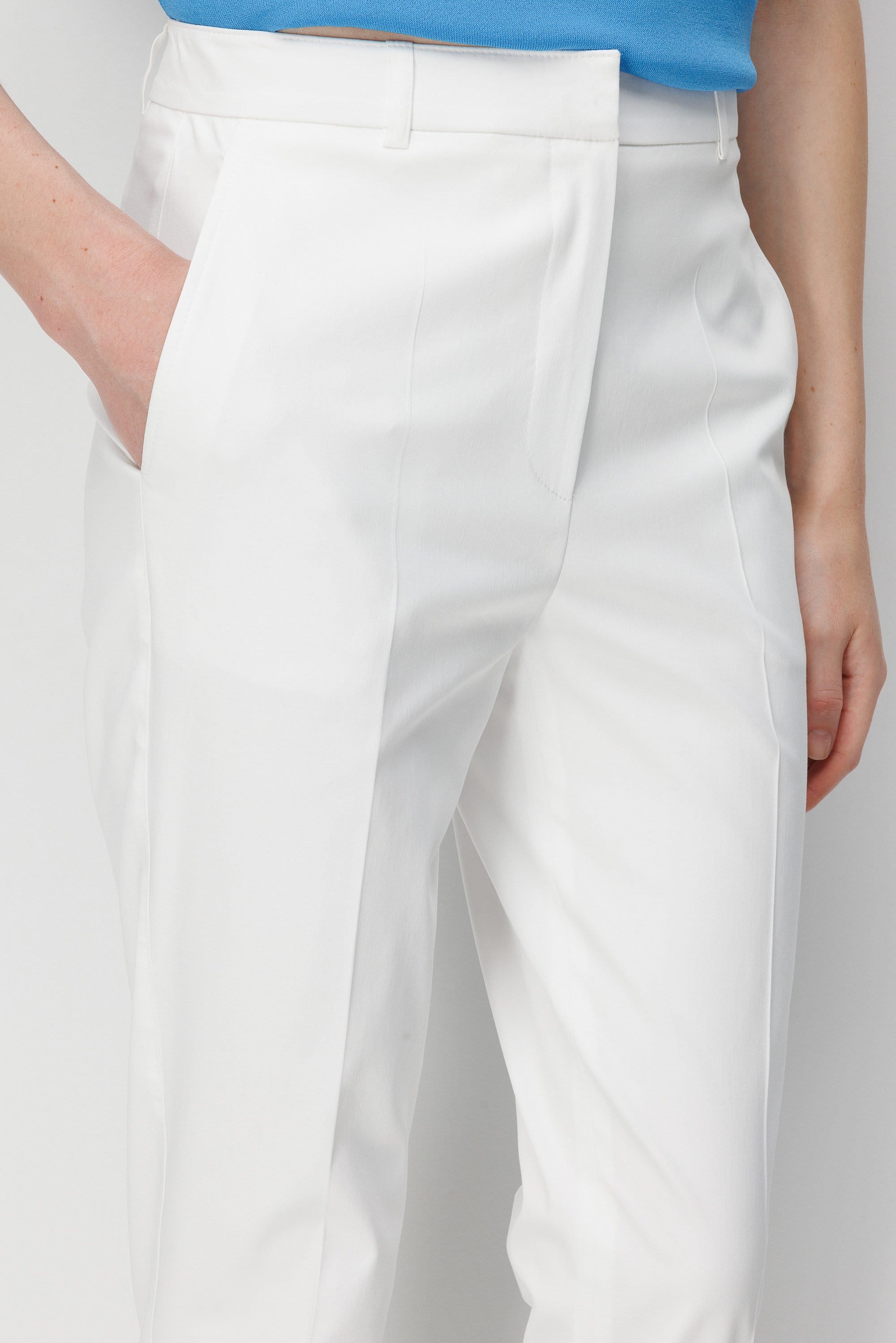 Slim Fit Cepli Koton Pantolon