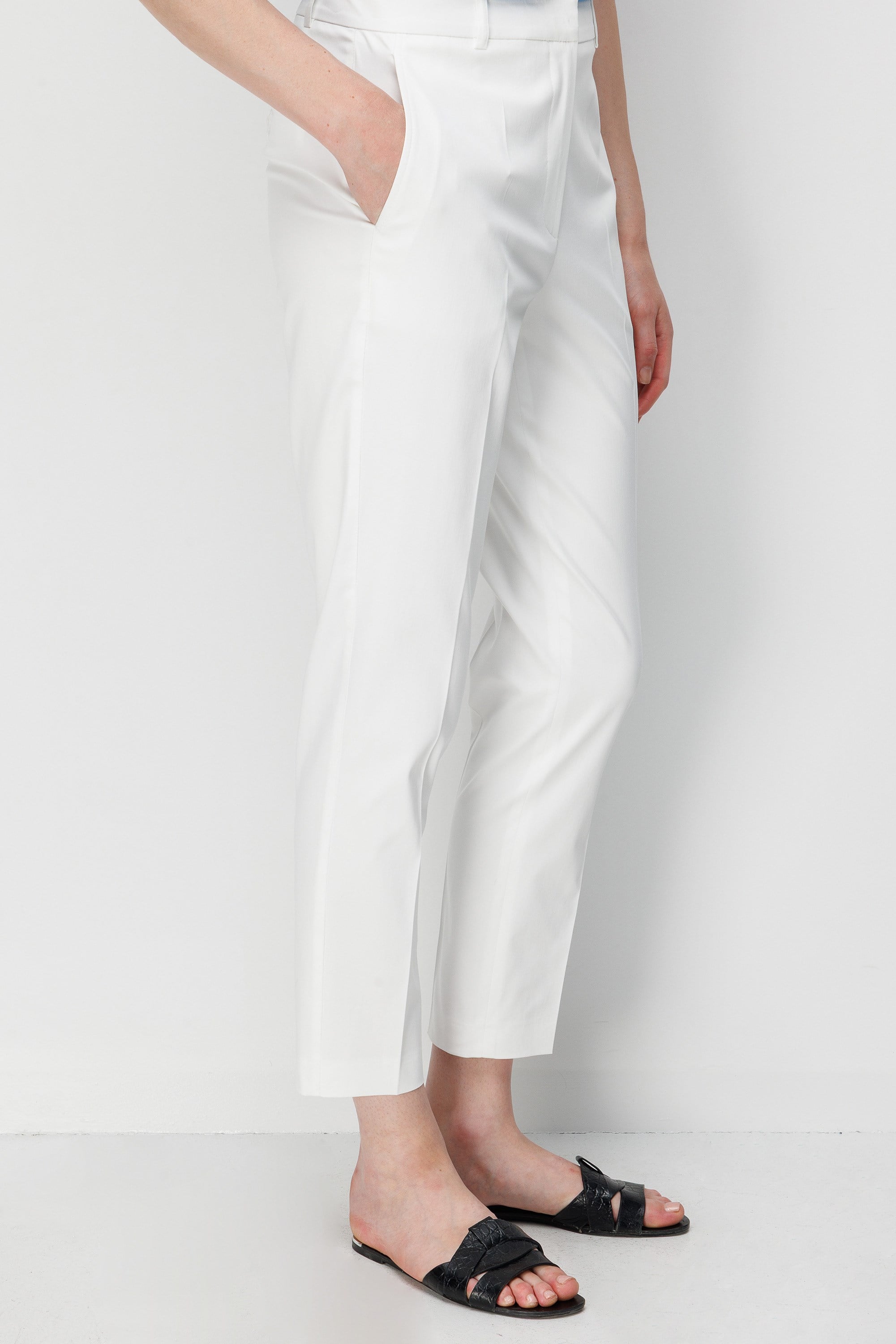 Slim Fit Cepli Koton Pantolon