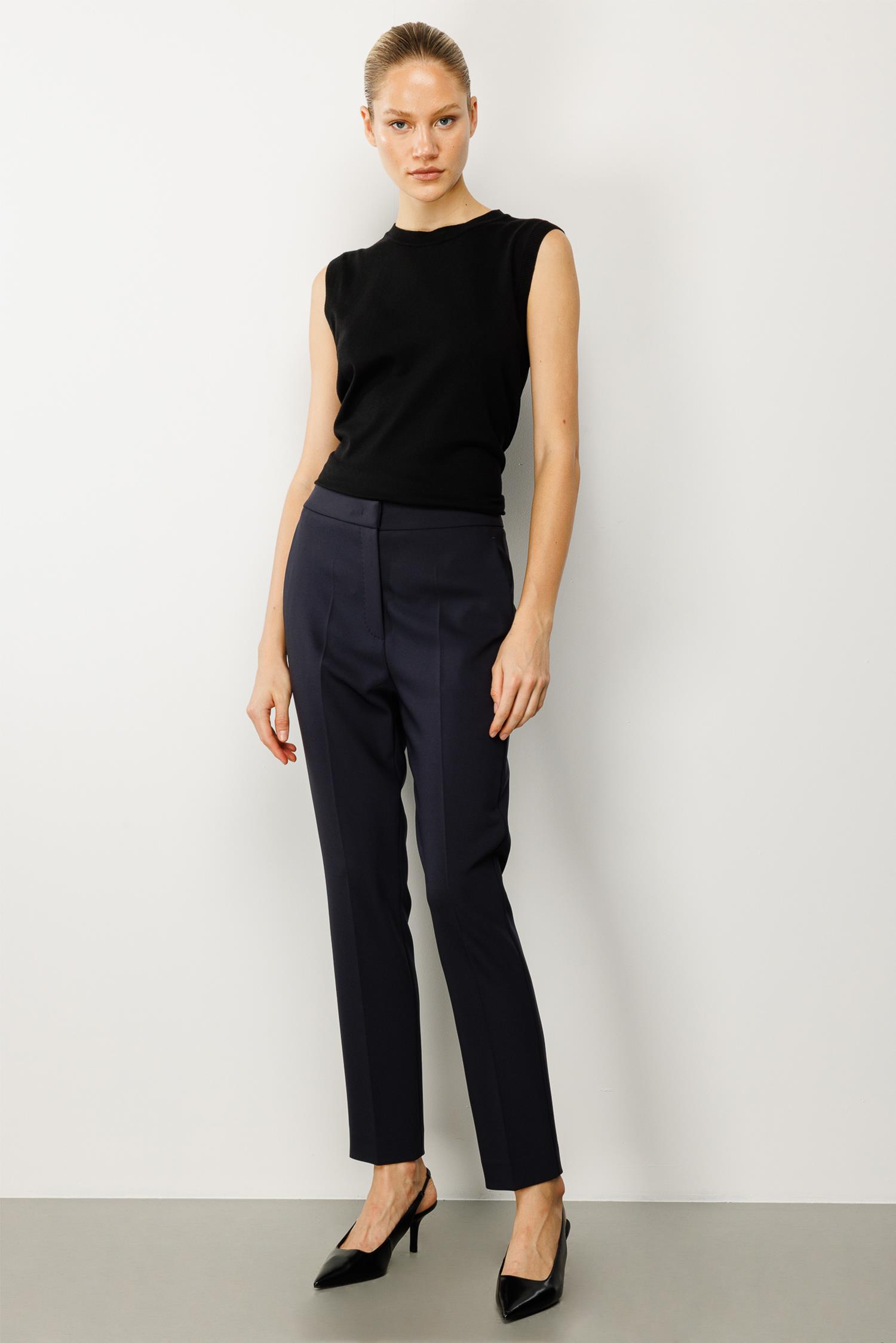 Slim Fit Cepli Pantolon