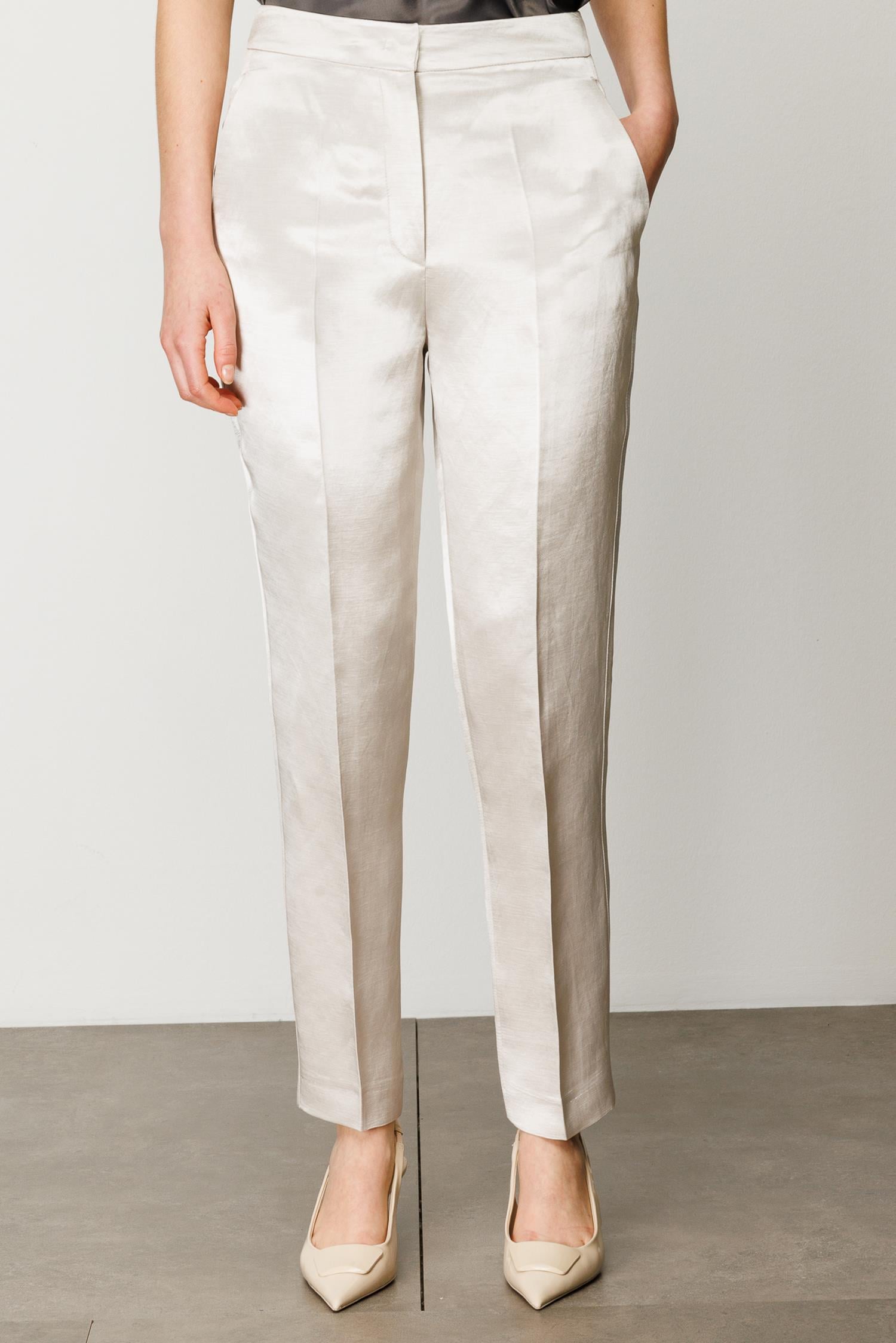 Slim Fit Cepli Pantolon