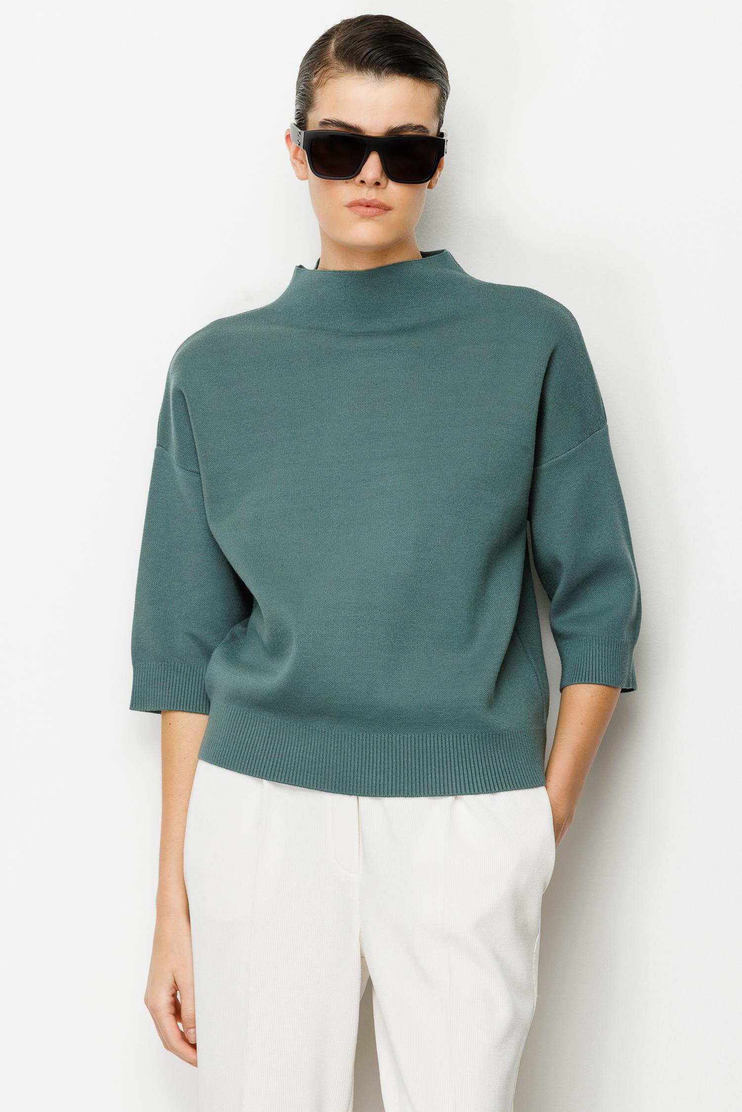 Truvakar Kol Dik Yaka Triko