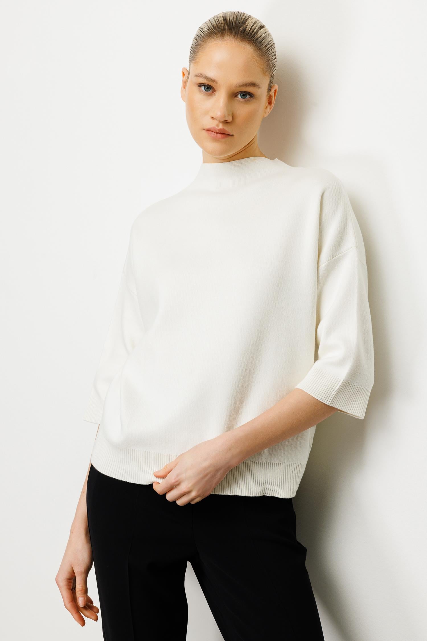 Truvakar Kol Dik Yaka Triko