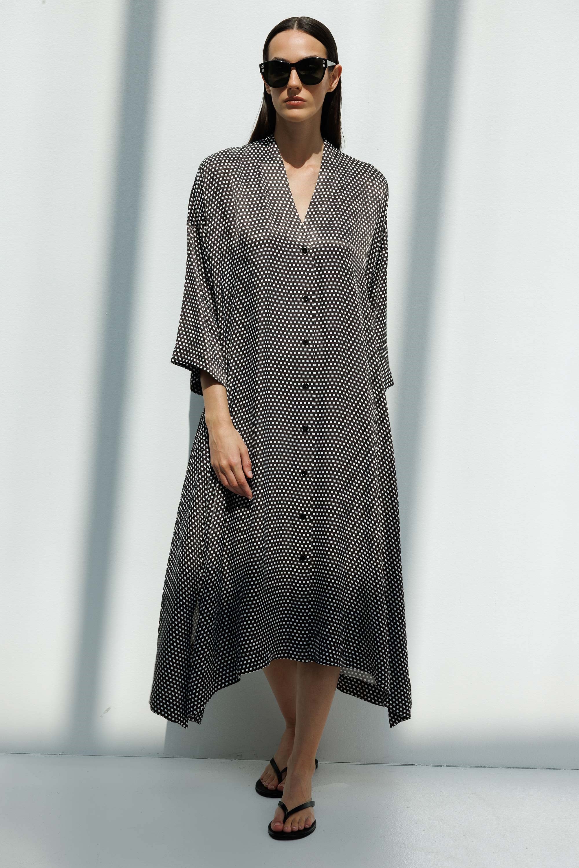 V Yaka Empirme Elbise