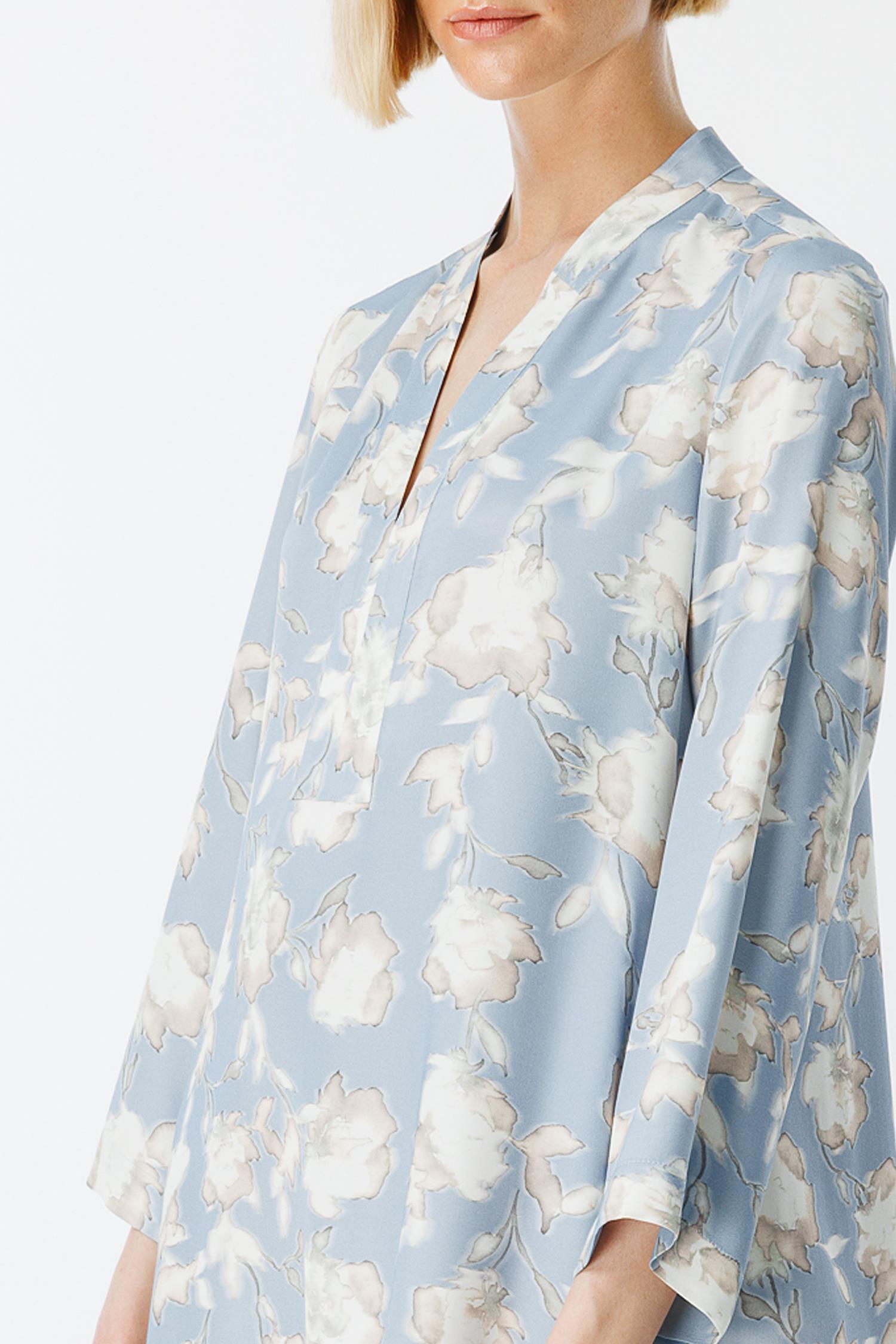 V Yaka Midi Empirme Elbise