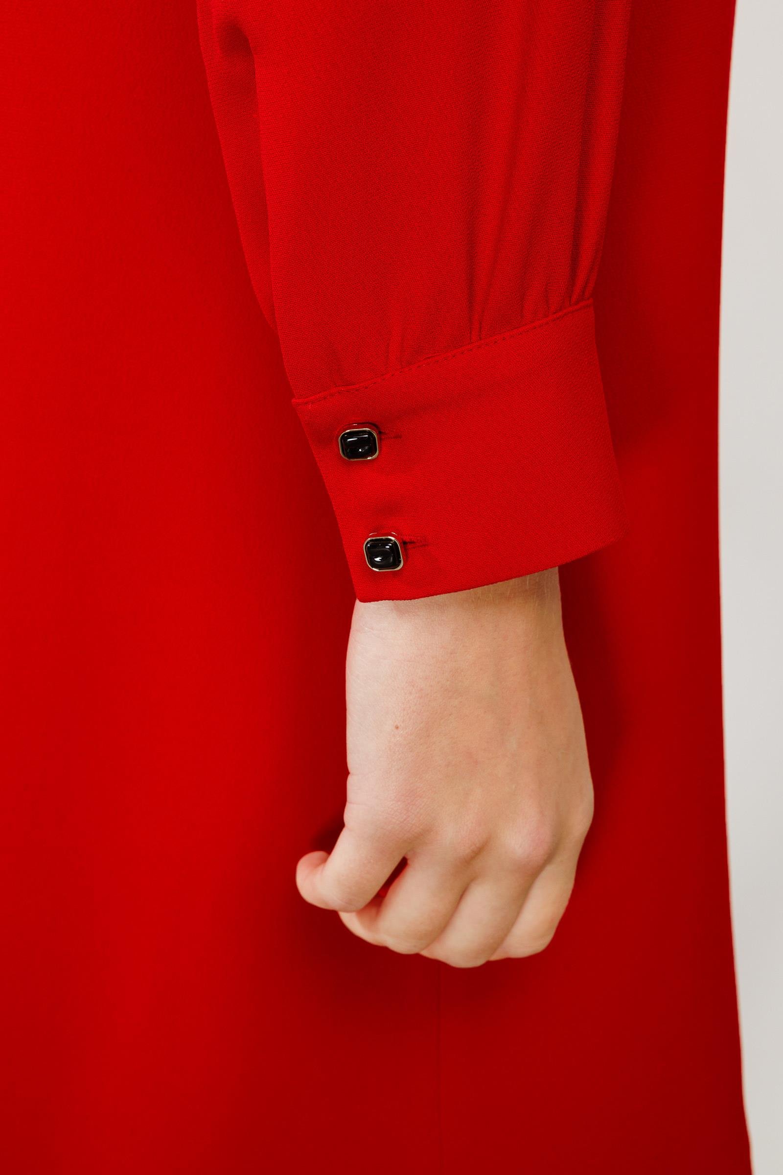 V Yaka Uzun Kol Midi Elbise