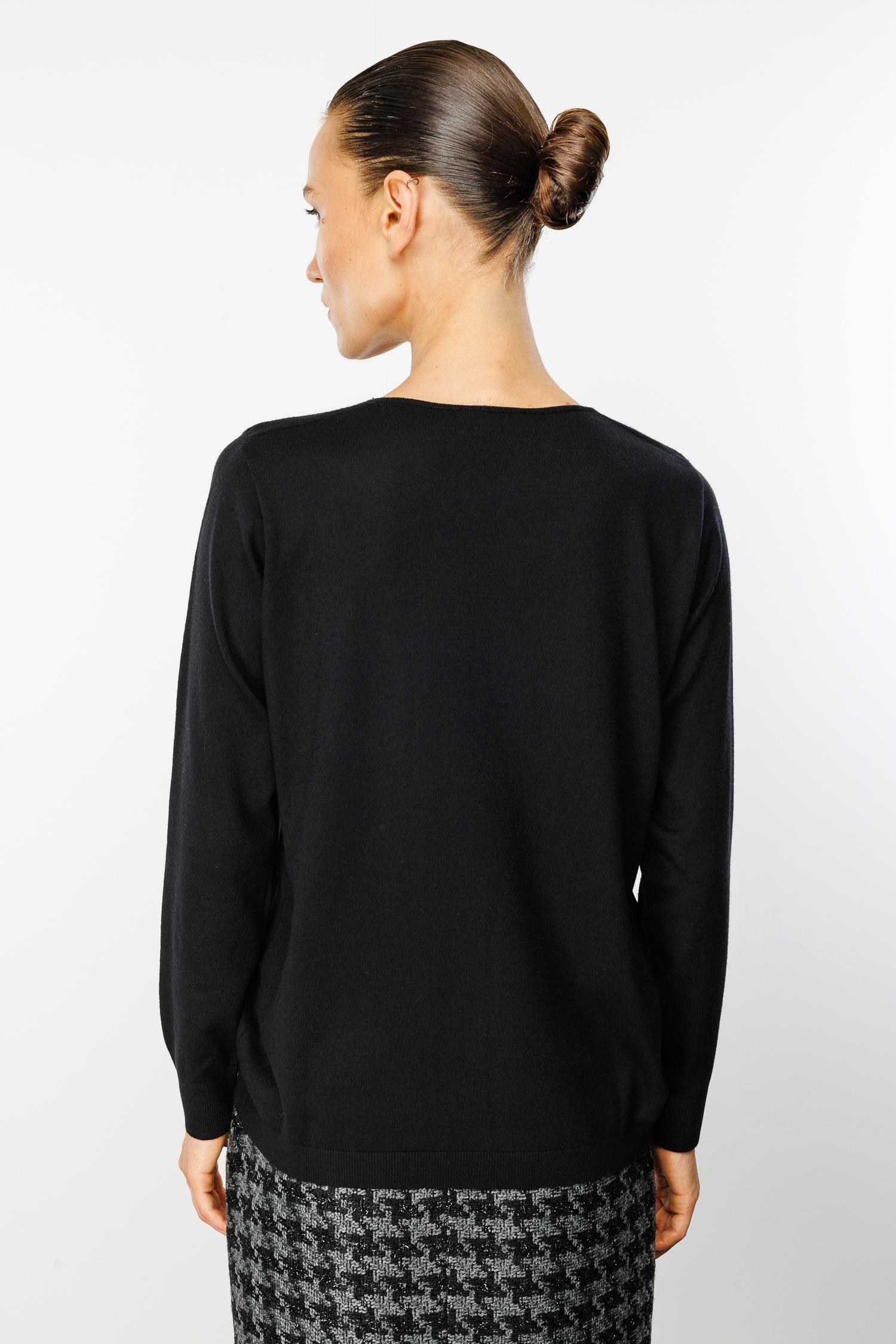 V Yaka Uzun Kol Triko