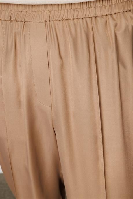 Elastan Kemerli Bol Kesim Pantolon