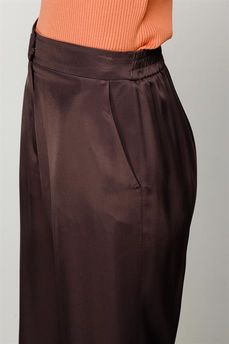 Elastan Kemerli Bol Kesim Pantolon