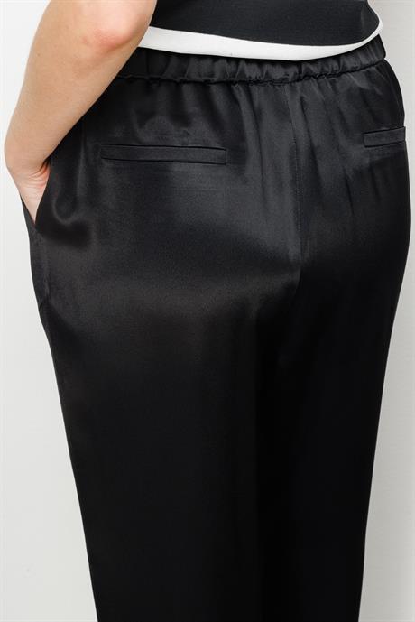 Elastan Kemerli Bol Kesim Pantolon